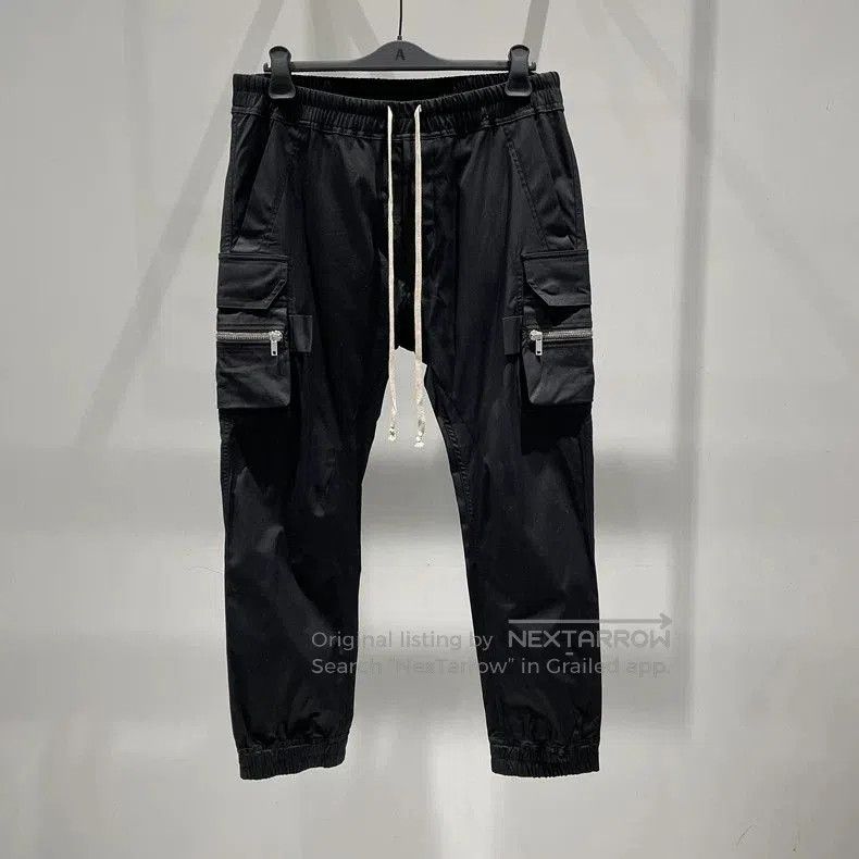 Rick Owens Rick Owens Men's Black Cargo Pants. Size US 44 / EU 60 - 3 Thumbnail