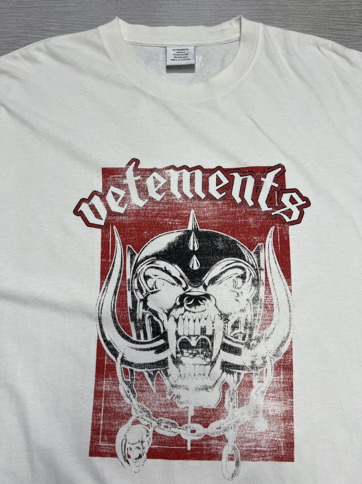Vetements - The World Motorhead Oversized Printed T-Shirt