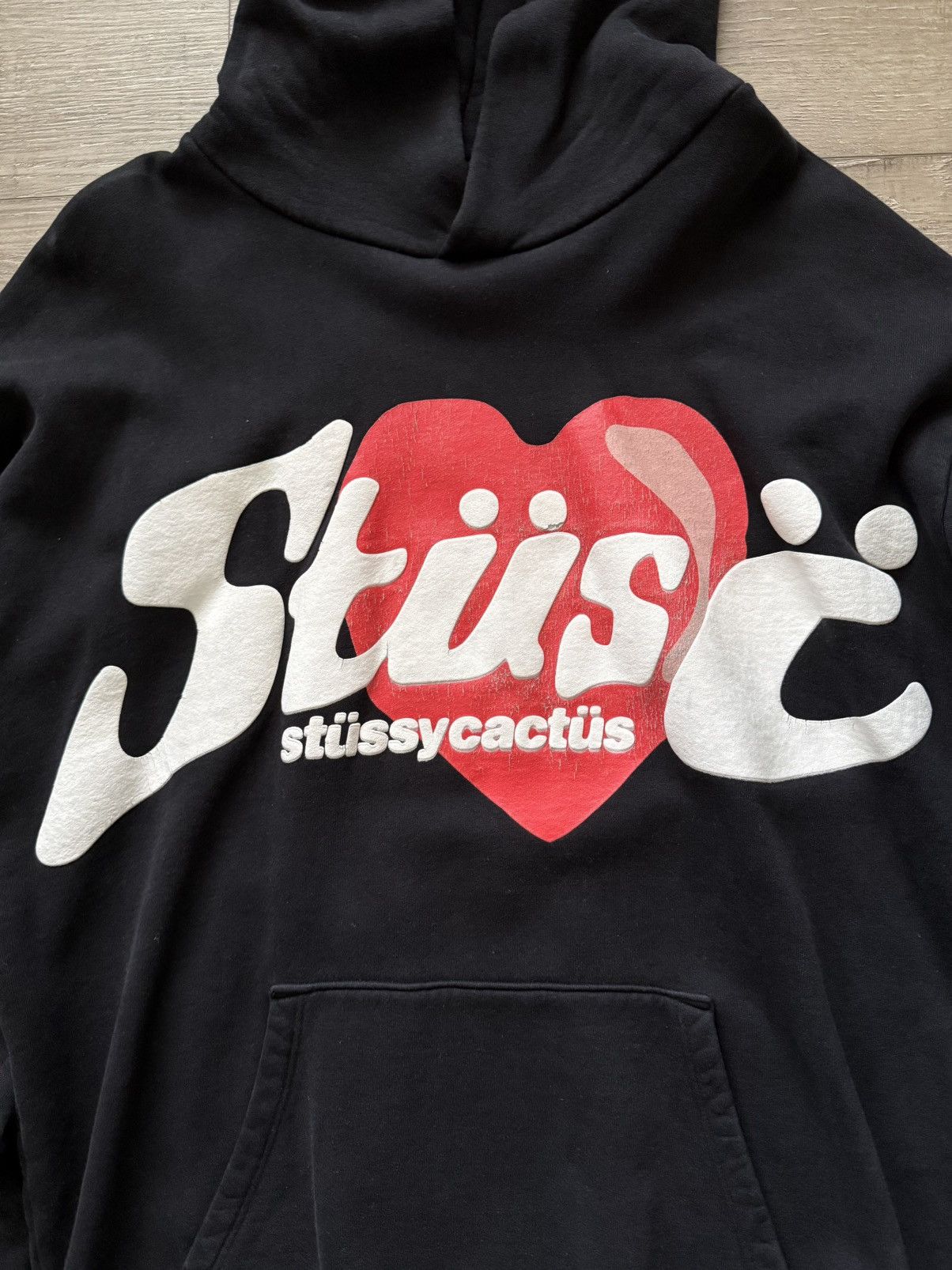 Cactus Plant Flea Market × Stussy Stussy x CPFM Heart Hoodie