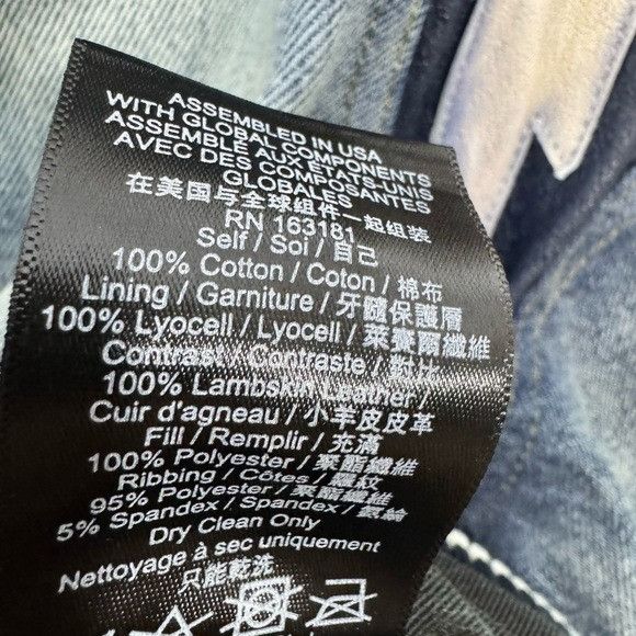 Rhude Rhude Lightening Denim Bomber Jacket Blue Men’s Large Size US L / EU 52-54 / 3 - 8 Thumbnail