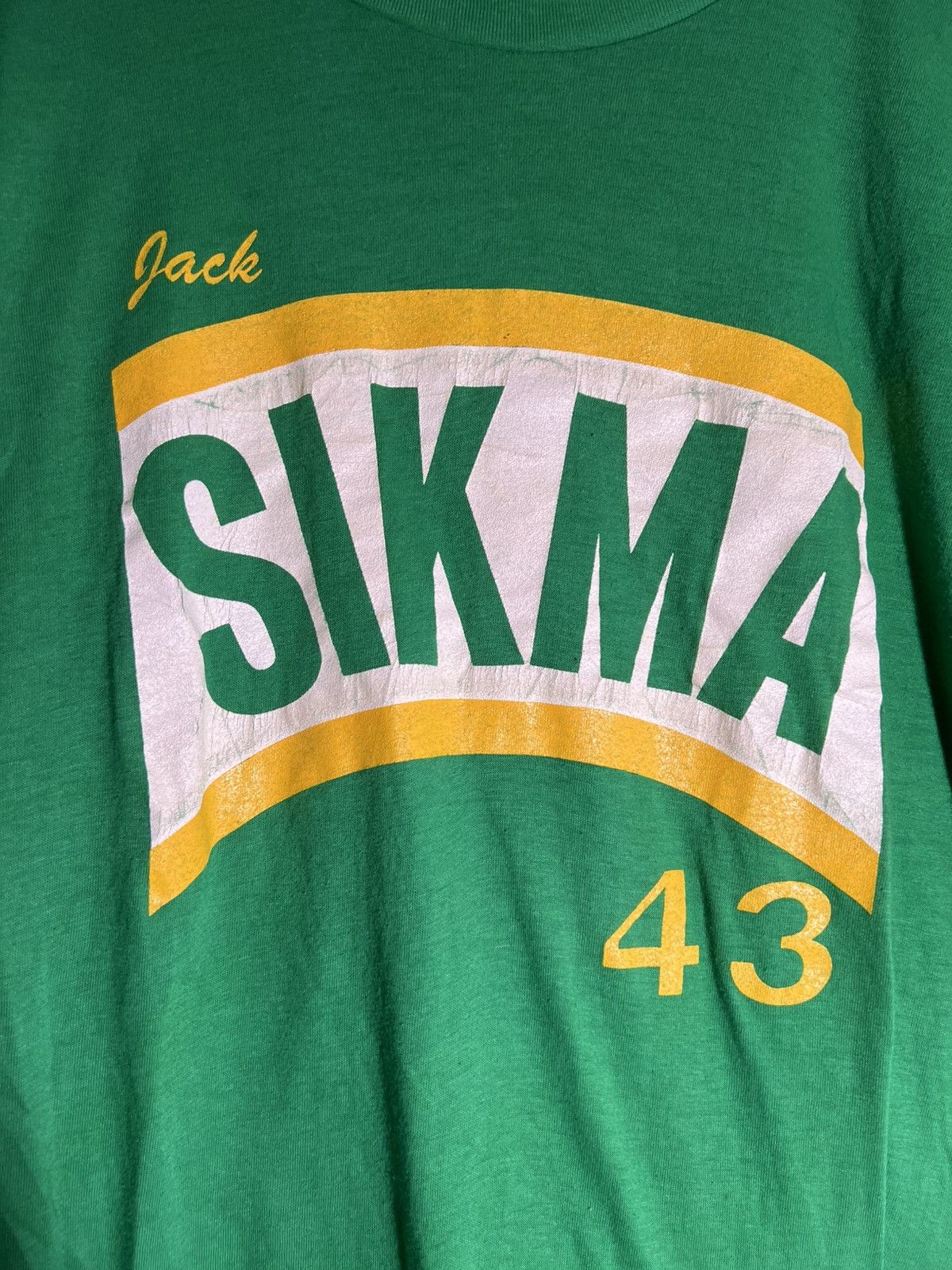 Vintage 70’s 80’s VTG Vintage Converse x Jack Sikma 43 Retro T Shirt Size US L / EU 52-54 / 3 - 5 Thumbnail