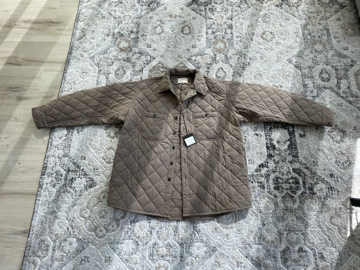 YOKO SAKAMOTO Quilting Work Shirt Jacket - Gray Size US M / EU 48-50 / 2 - 1 Thumbnail