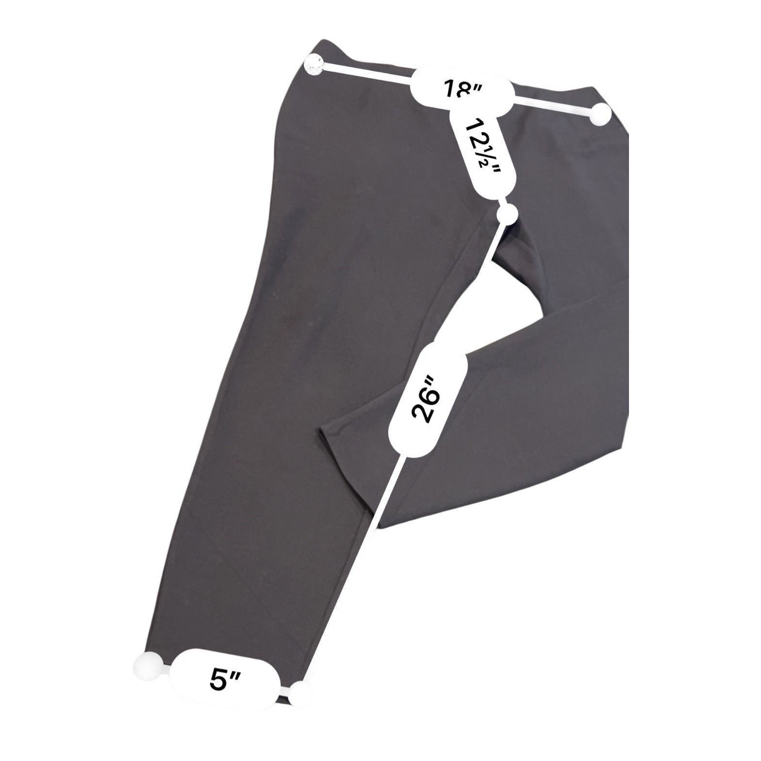 Jil Stuart J.Jill Wearever Collection Leggings black pants size L Size US 40 / EU 56 - 7 Thumbnail