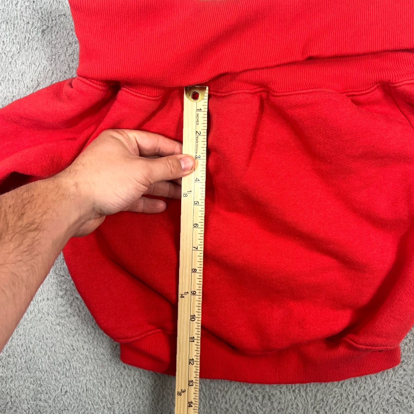Good American Good American Sweater Women Size 1 Red Off The Shoulder Long Sleeve Pullover Knit Size XS / US 0-2 / IT 36-38 - 4 Thumbnail