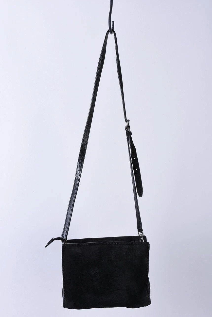Sandro Women's Sandro Paris Suede Leather Crossbody Shoulder Bag Size ONE SIZE - 3 Thumbnail