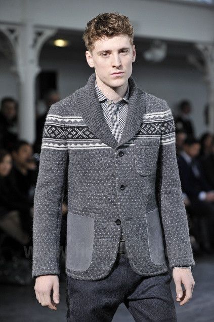Junya Watanabe AW2011 JUNYA WATANABE NORDIC PATTERN WOOL SCARF Size ONE SIZE - 2 Thumbnail
