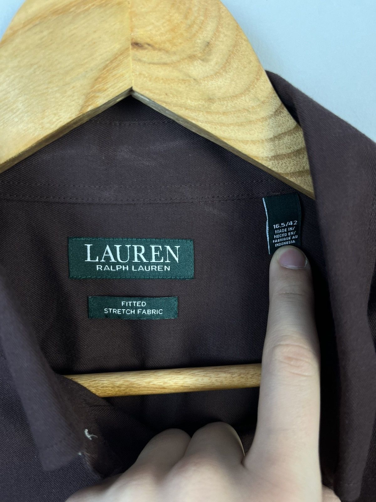 Lauren Ralph Lauren × Ralph Lauren Lauren Ralph Lauren Classic Luxury Cotton Long Sleeve Shirt Size US XL / EU 56 / 4 - 8 Thumbnail
