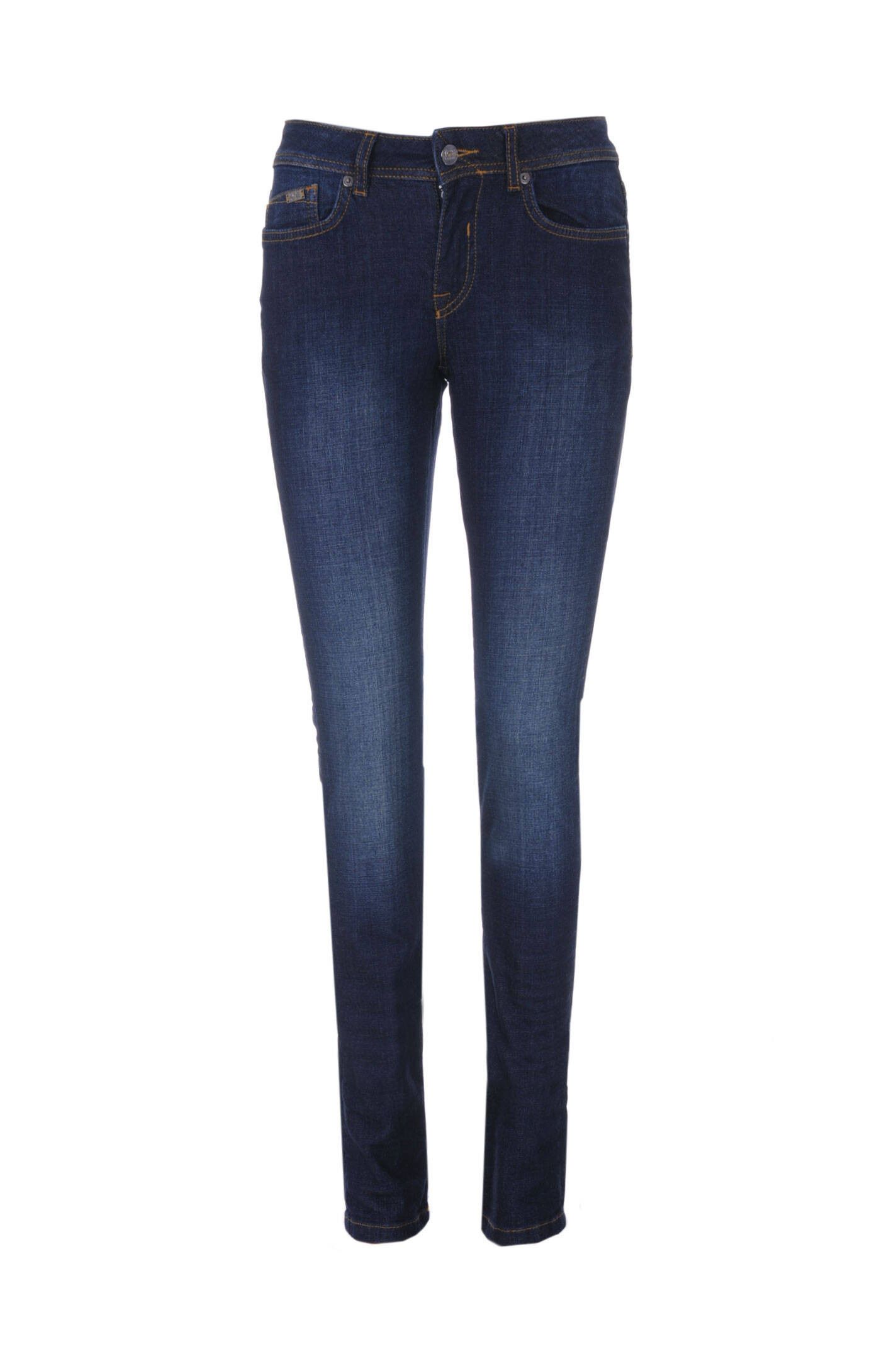 Designer × Iceberg Iceberg Shanghai 27 Slim Fit Blue Women's Jeans Size 29" - 1 Thumbnail