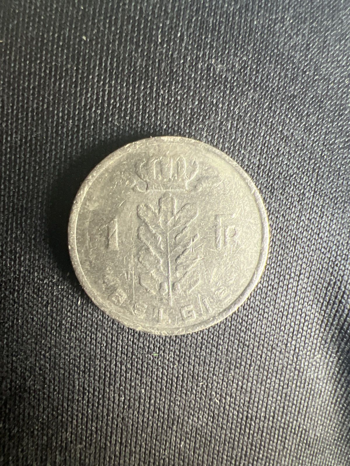 Vintage 1978 Belgium 1 Franc Coin Size ONE SIZE - 2 Thumbnail