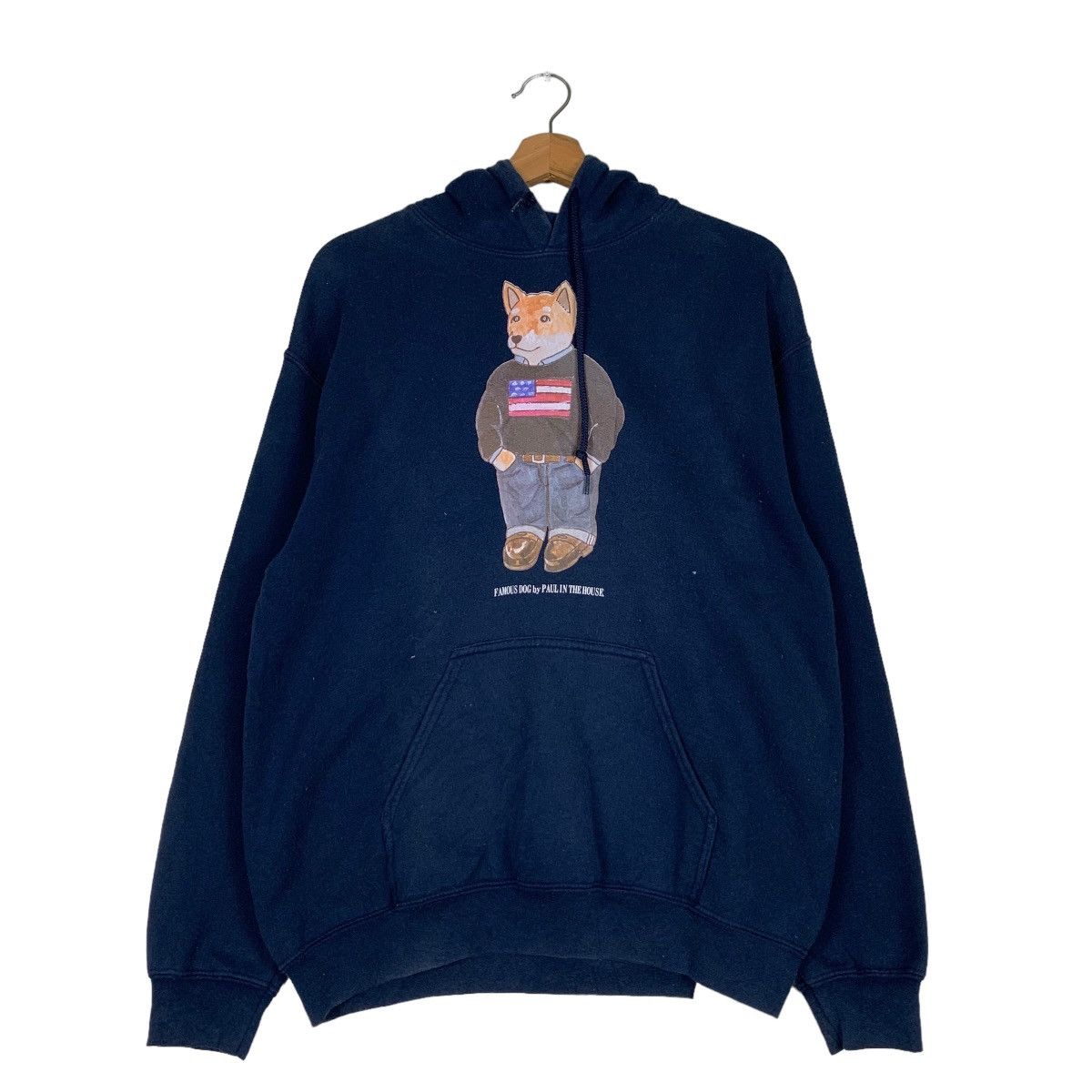 Vintage Famous Dog by PAUL in the House Pullover Hoodies #0704-C32 Size US M / EU 48-50 / 2 - 1 Thumbnail