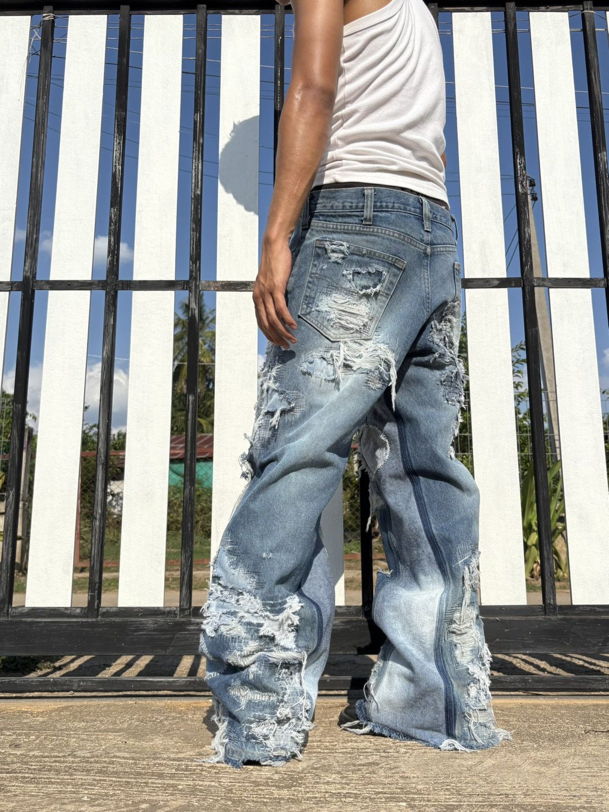 Carhartt Fray Theory Denim 1of1 (size35x31) Size US 35 - 17 Thumbnail
