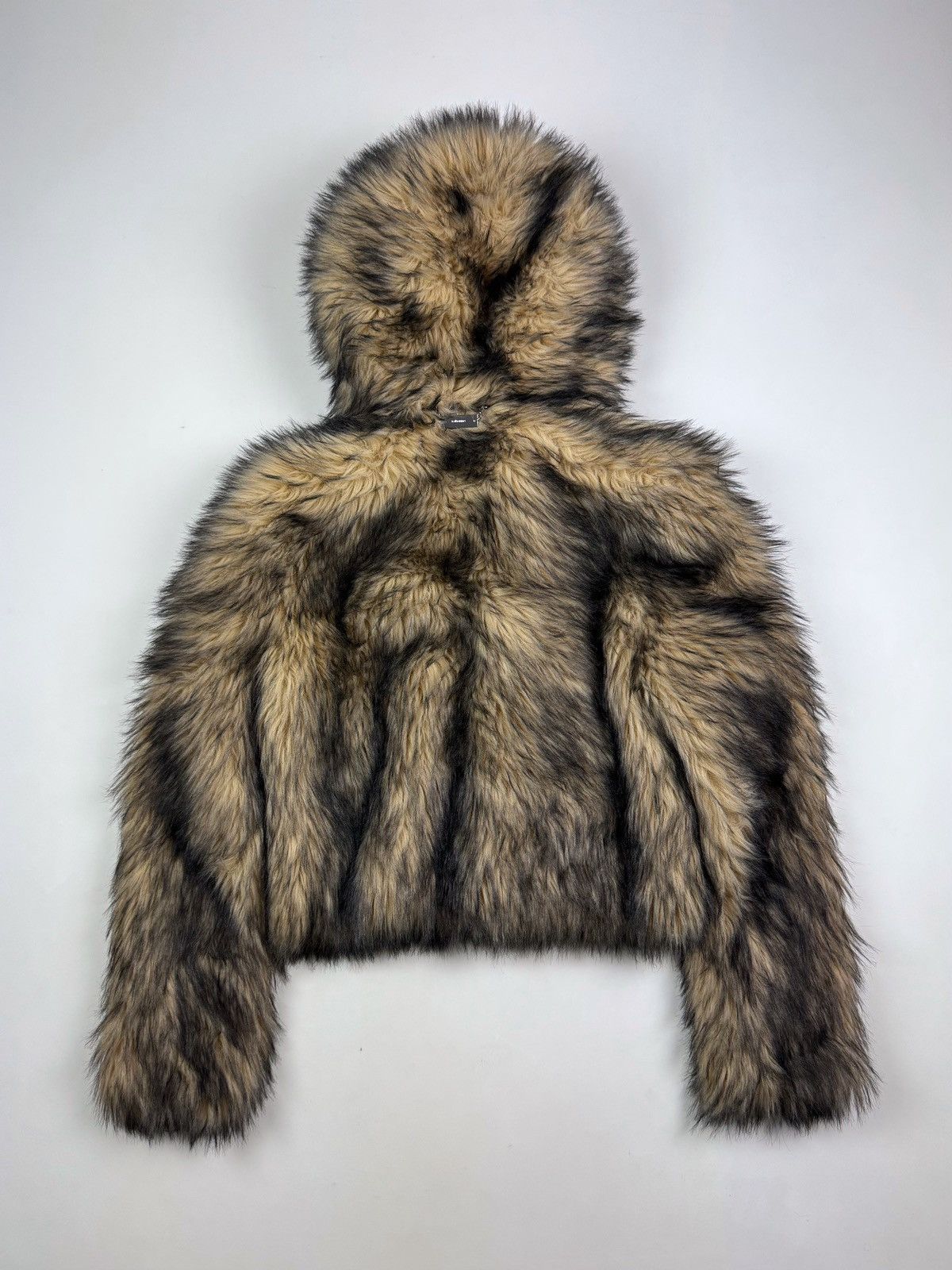 H&M × Paco Rabanne Rabanne x H&M Animal Print Faux Fur Hooded Jacket Size M / US 6-8 / IT 42-44 - 14 Thumbnail