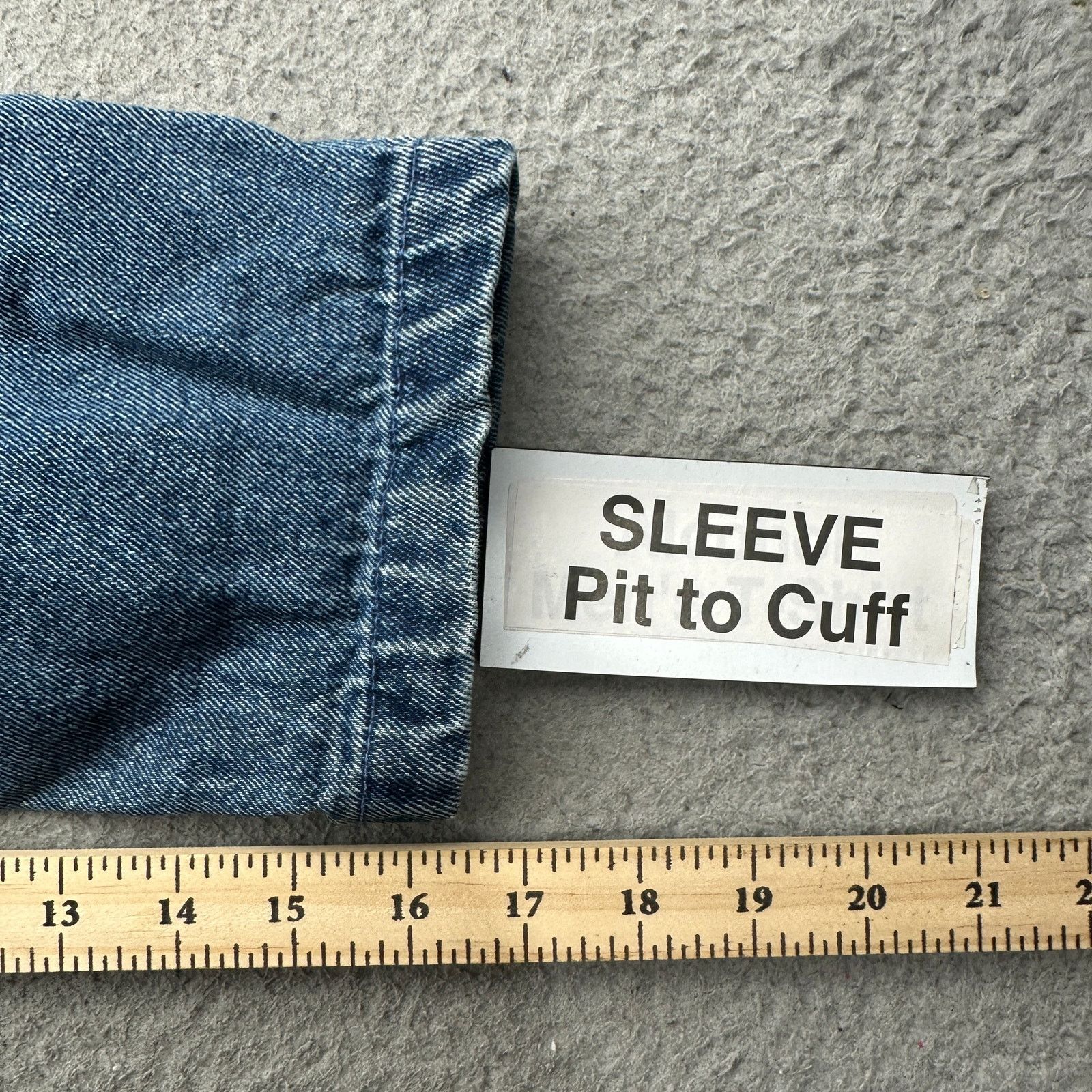 Other VTG North Style Denim Jean Zip Coat Jacket Womens M Flannel Size M / US 6-8 / IT 42-44 - 5 Thumbnail