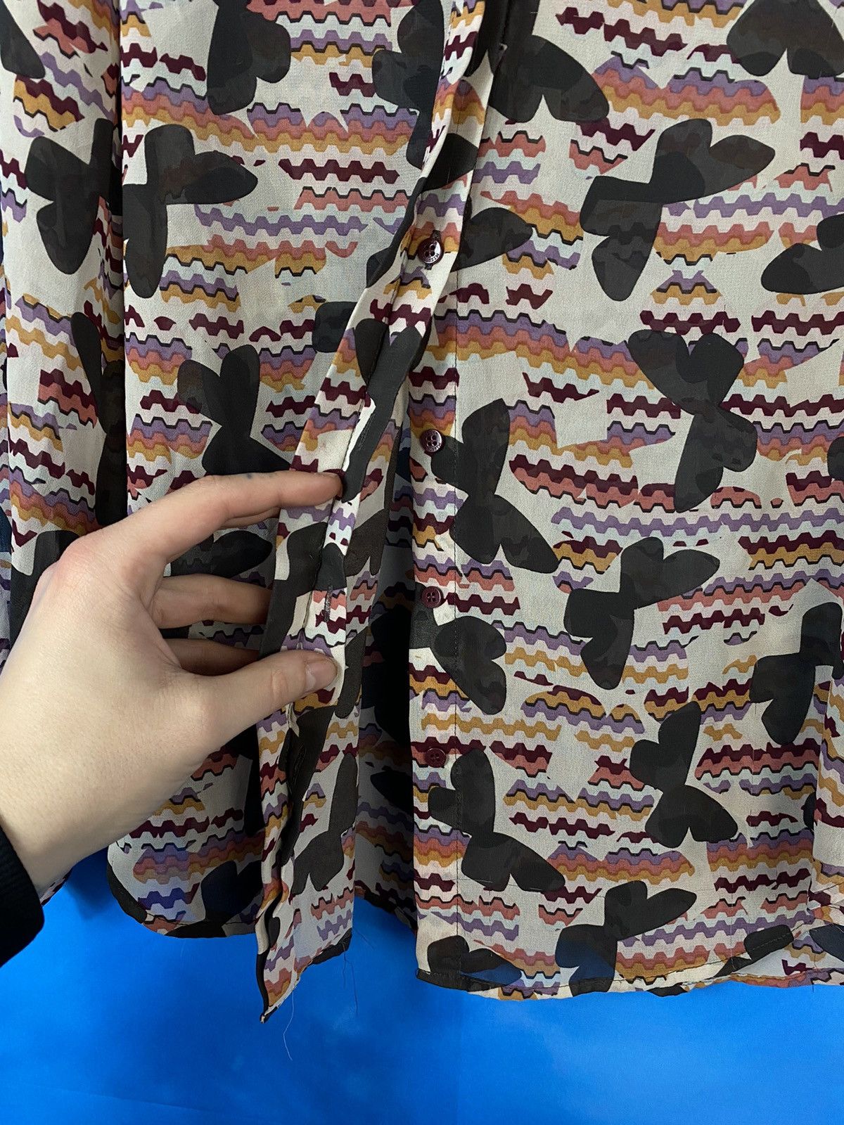 Missoni Missoni exclusive mesh shirt with Butterflies Size M / US 6-8 / IT 42-44 - 3 Thumbnail