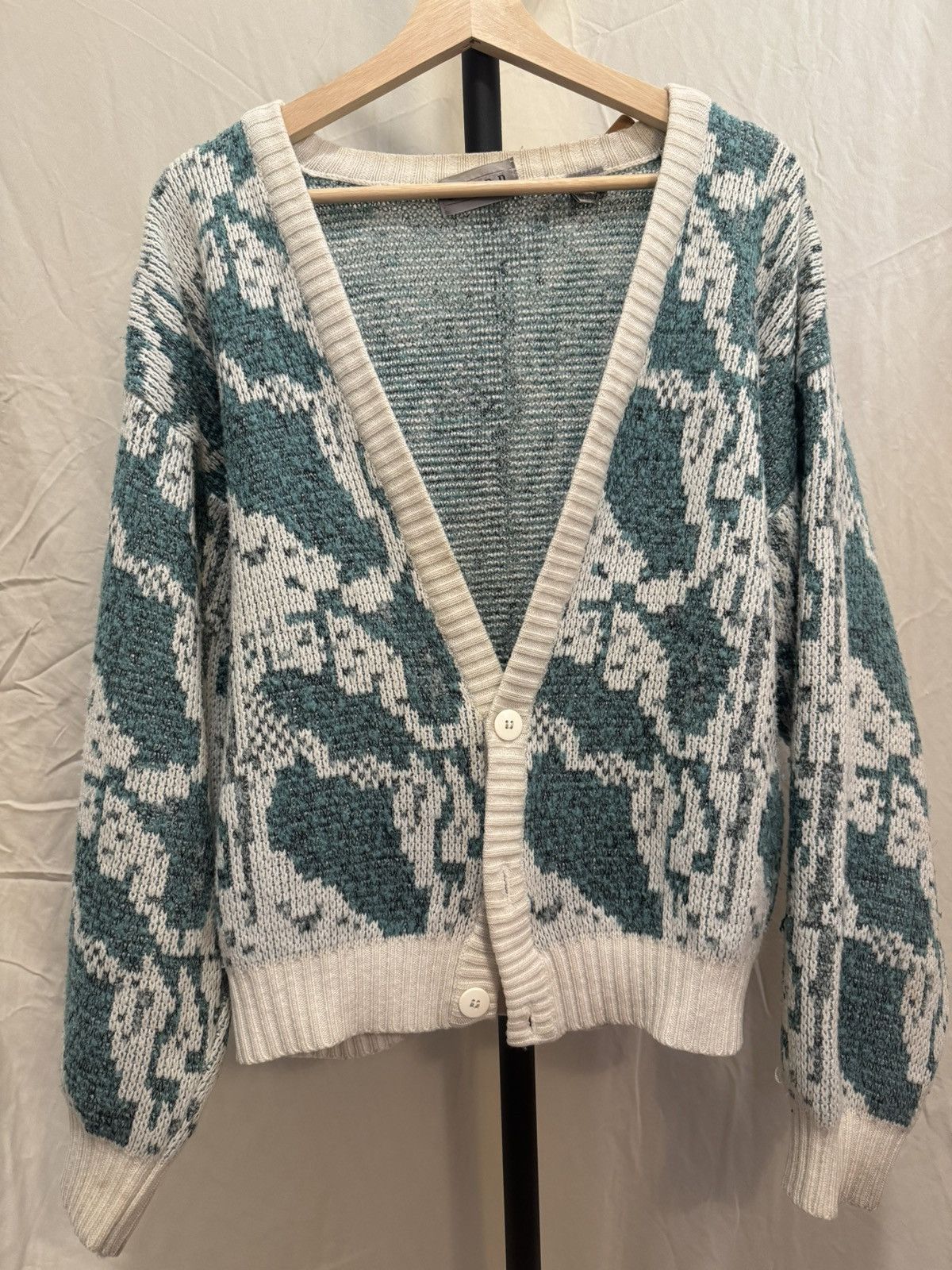 Other J. Todd Vintage Cardigan - blue and white Size US S / EU 44-46 / 1 - 1 Thumbnail