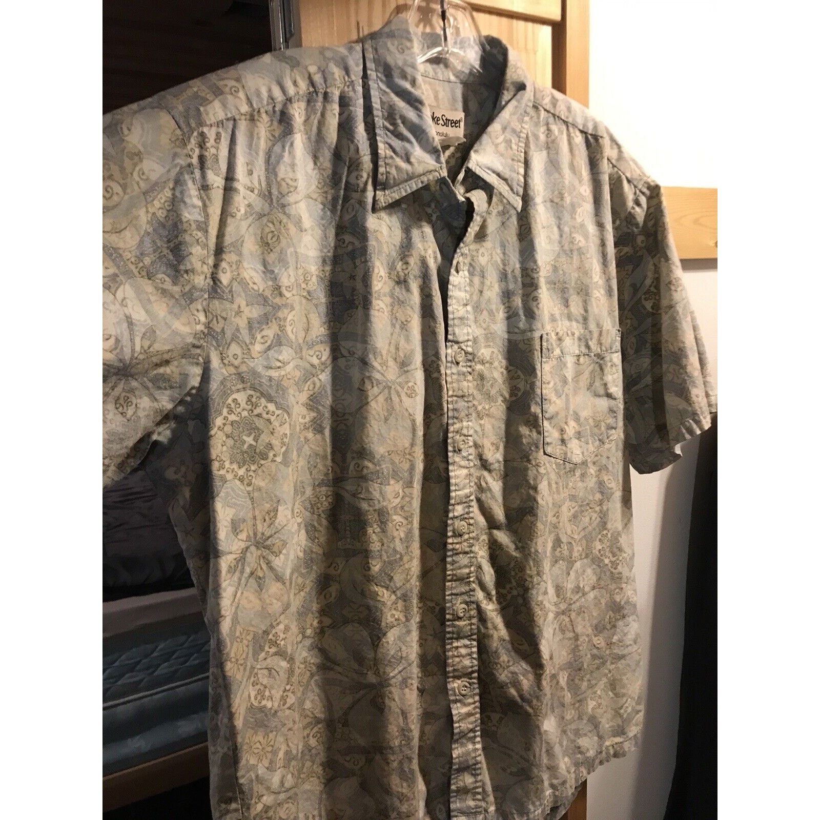 Other Cooke Street Honolulu Men’s XL Floral Cotton Hawaiian Shirt Size US XL / EU 56 / 4 - 3 Thumbnail