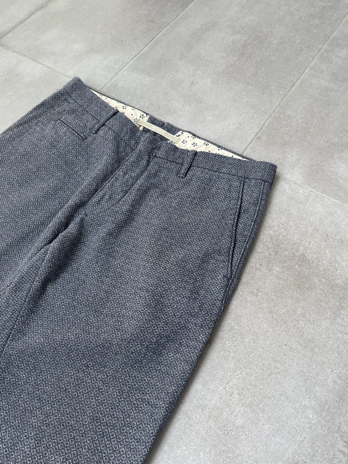 Incotex Incotex Formal Casual Grey White Wool Casual Pants Size US 34 / EU 50 - 9 Thumbnail
