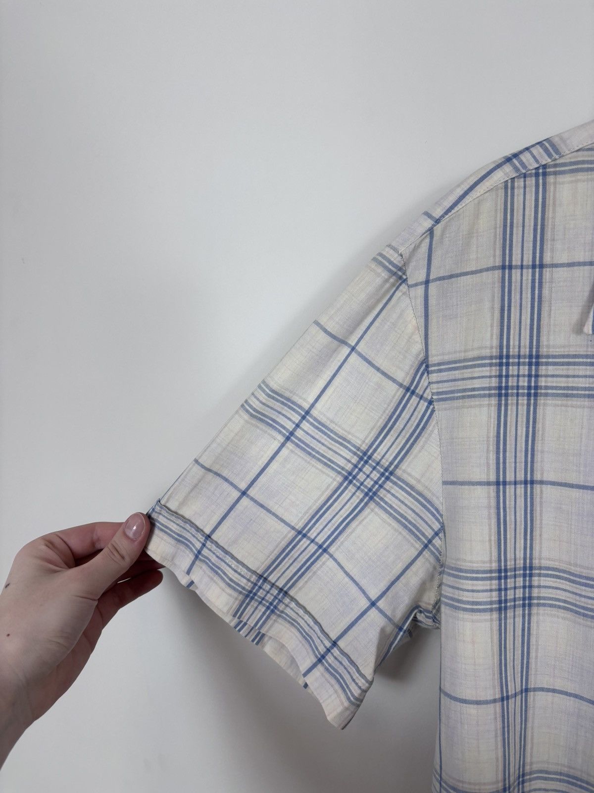 Dolce & Gabbana Vintage Dolce & Gabbana Men’s Madras Short Sleeve Shirt Size US L / EU 52-54 / 3 - 7 Thumbnail