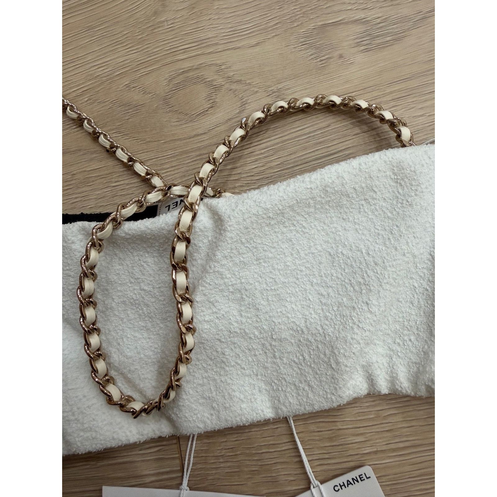 Chanel Chanel 22S Black White Gold Chain CC Logo Top Bra 38 Size XS / US 0-2 / IT 36-38 - 11 Thumbnail