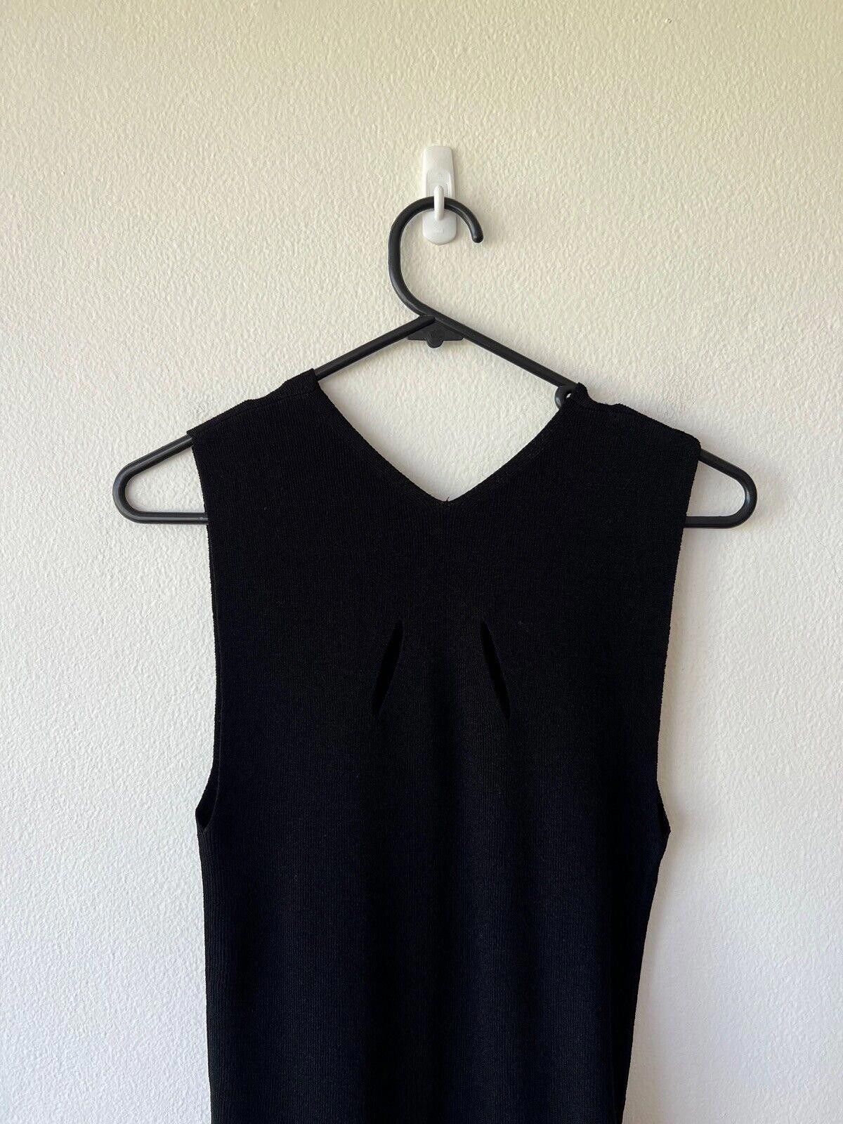 Dion Lee New dion lee top tank singlet medium small slit black Size M / US 6-8 / IT 42-44 - 4 Thumbnail