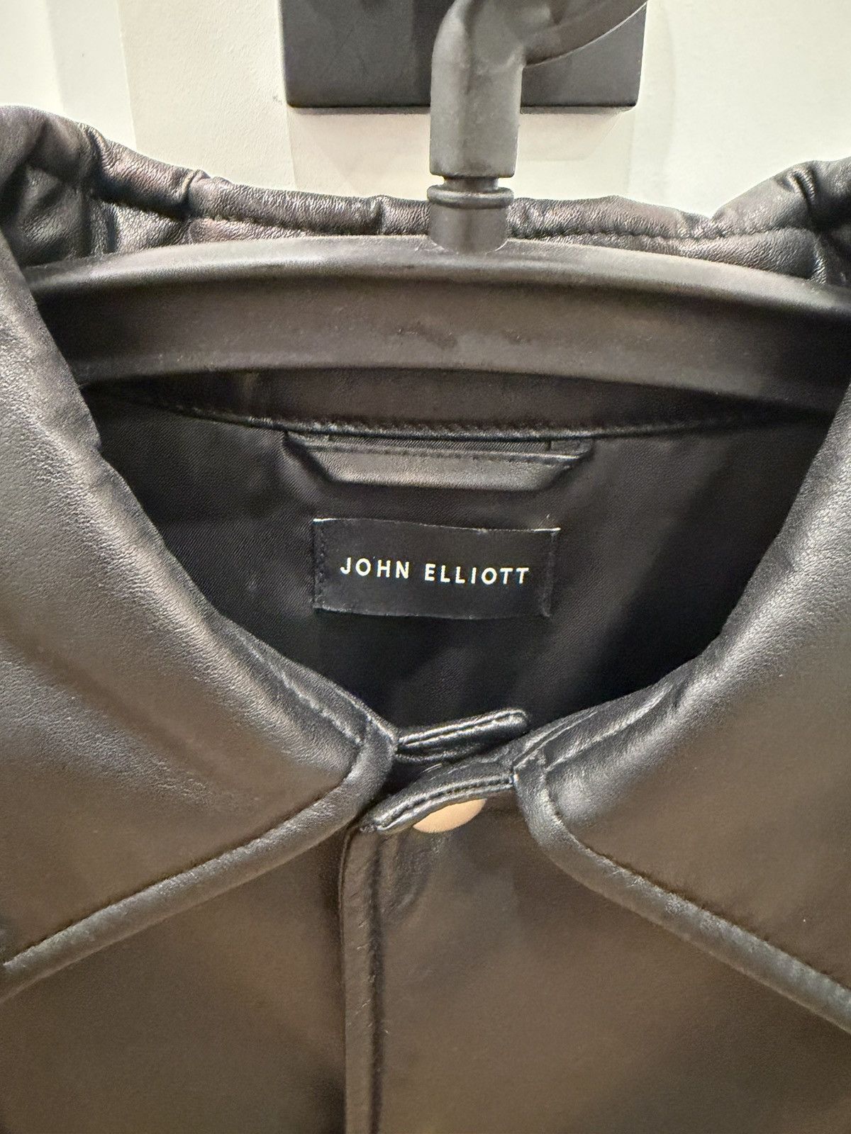 John Elliott John Elliott Leather Scout Jacket Black Size US S / EU 44-46 / 1 - 3 Thumbnail
