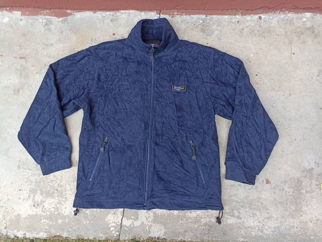 Benetton Benetton F1 fleece zipper Jacket Size US L / EU 52-54 / 3 - 3 Thumbnail