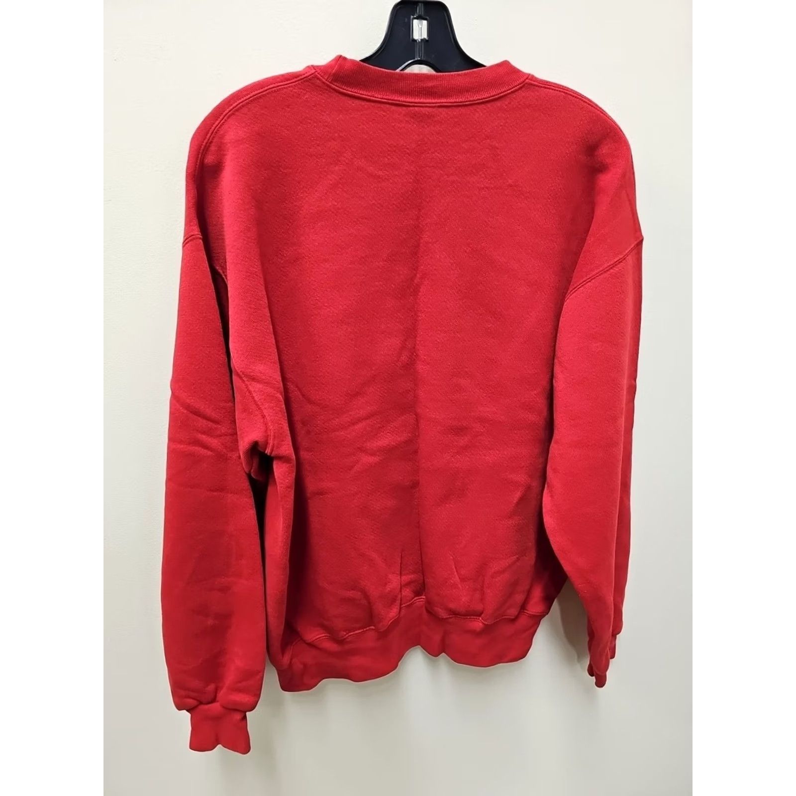 Soffe VINTAGE Rutgers Baseball Mens Large Sweatshirt Scarlet Knights Team 90s Soffe Hoodie Pullover Crew Neck Red Logo Size US L / EU 52-54 / 3 - 4 Thumbnail