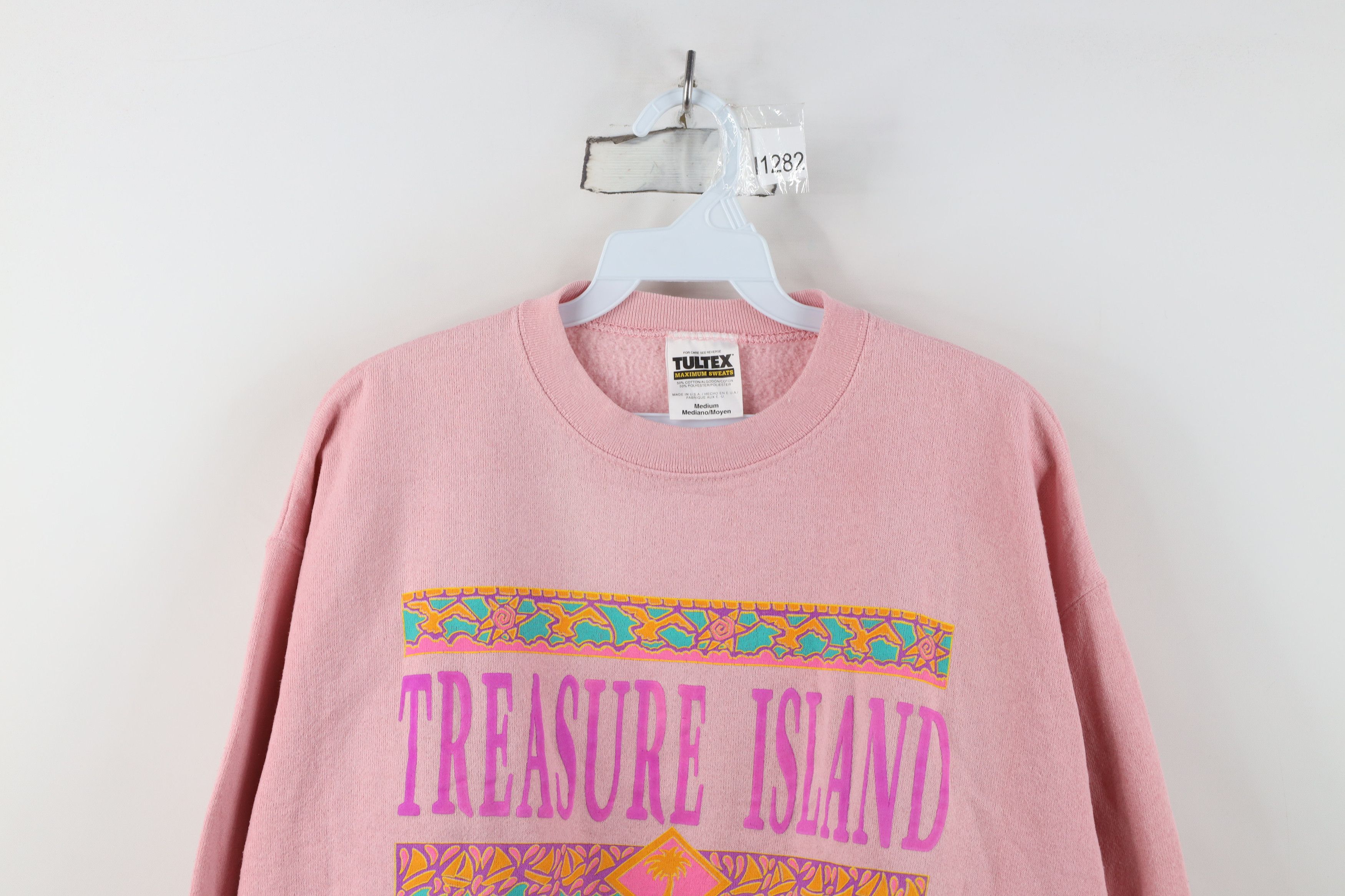 Vintage Vintage 90s Paint Treasure Island Crewneck Sweatshirt USA Size M / US 6-8 / IT 42-44 - 2 Thumbnail