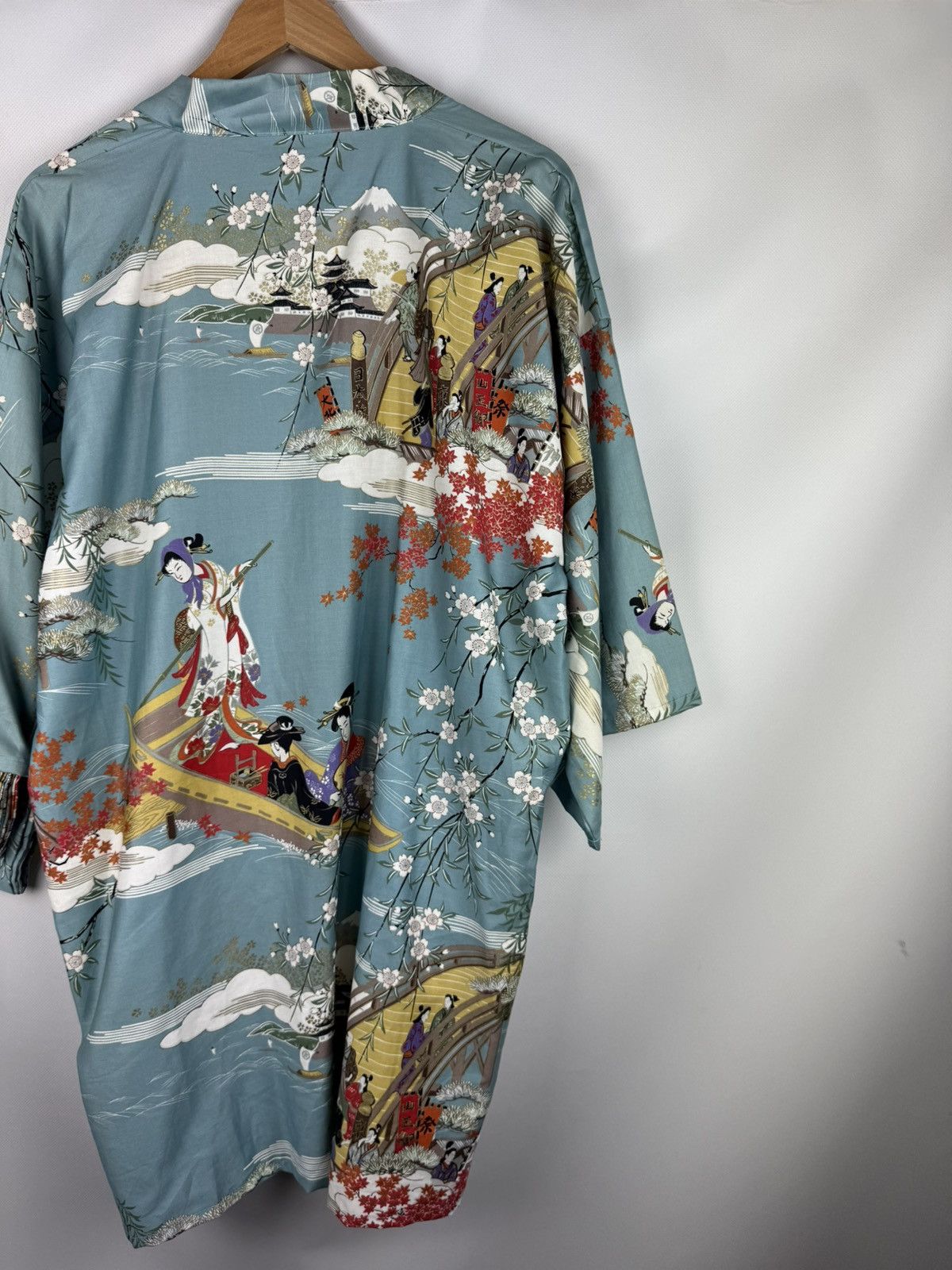 Other Japanese Overprinted Kimono Haori One Size Unisex Size US L / EU 52-54 / 3 - 16 Thumbnail