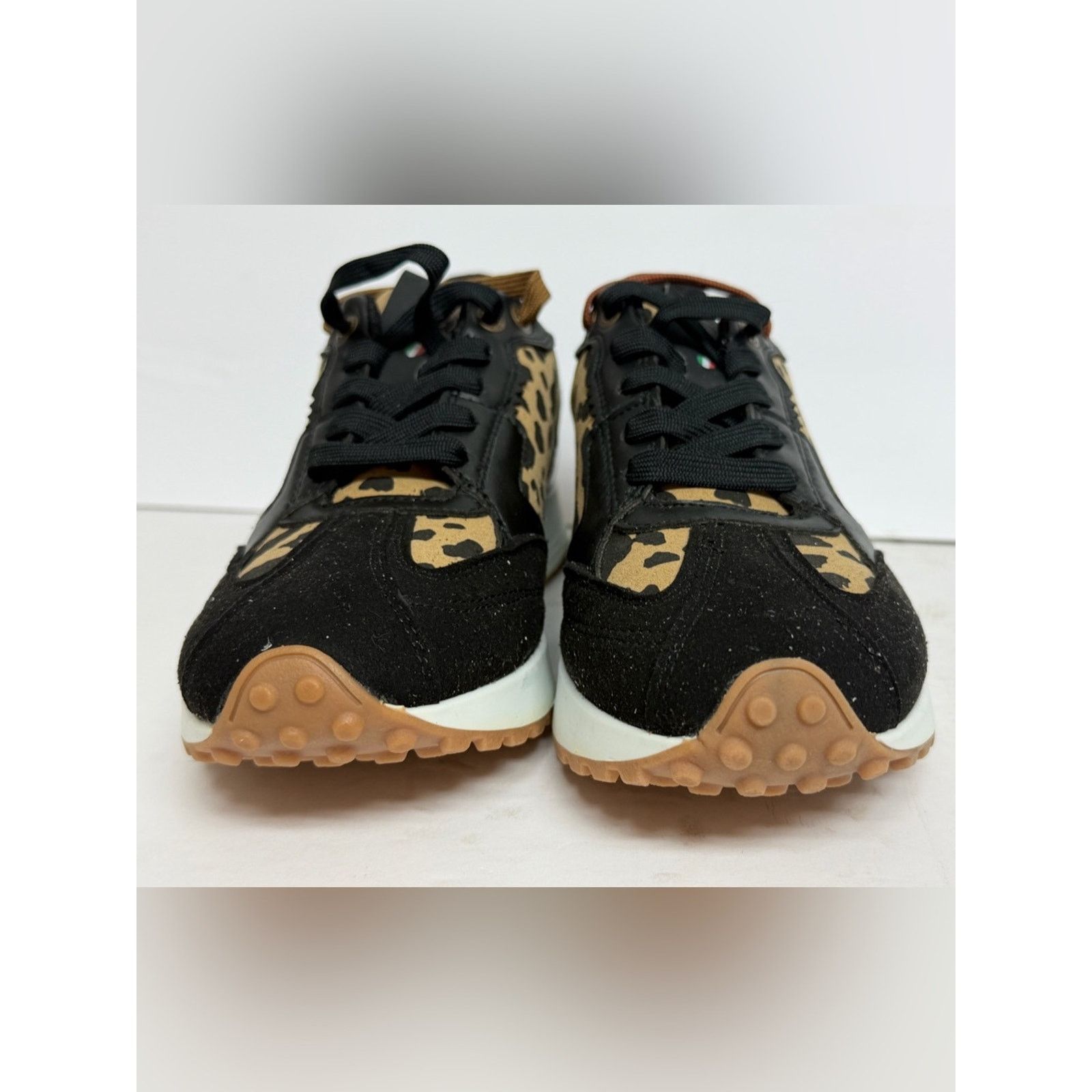 Other Duca del Cosma Women's Aviva Golf Shoes 7.5 Black Cheetah Size US 7.5 / IT 37.5 - 3 Thumbnail