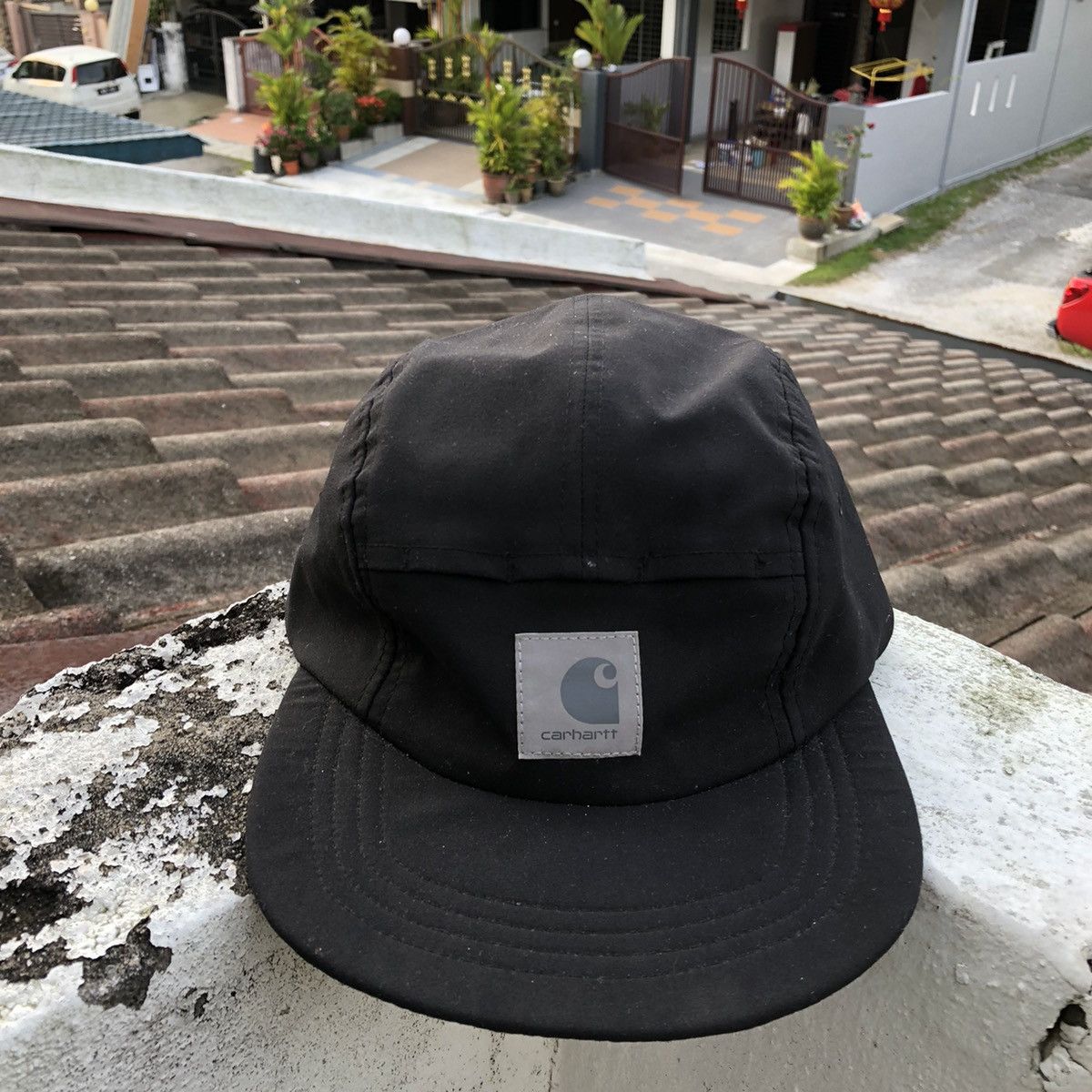 Carhartt Kilda Cap | Carhartt WIP | Black Reflective 5 Panel Hat, Size ONE SIZE - 3 Thumbnail