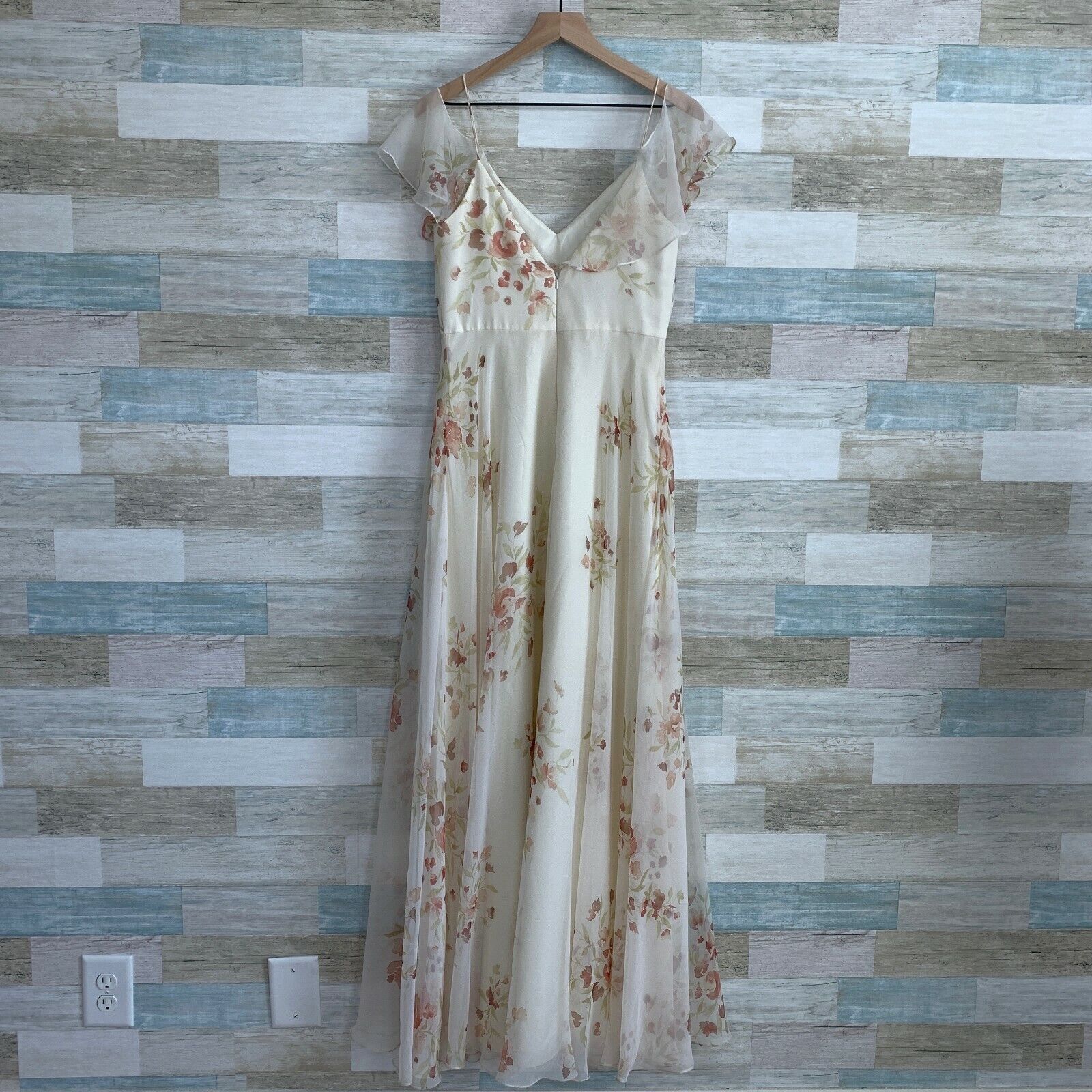 Other Jenny Yoo Mila Bridesmaid Gown Dress Eden Ivory Floral 8 Size M / US 6-8 / IT 42-44 - 5 Thumbnail