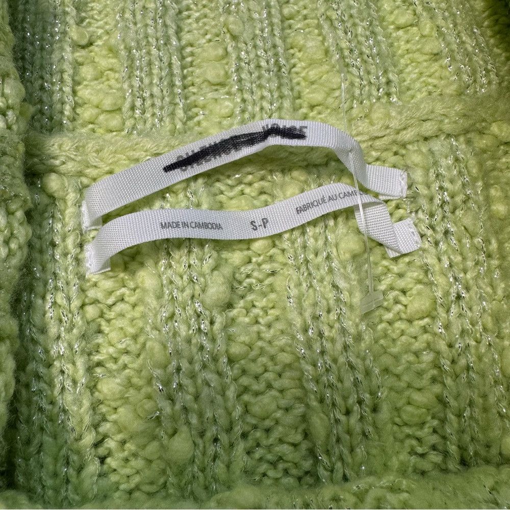 Other New Silence + Noise Starlet Off-The-Shoulder Knit Neon Gree Size S / US 4 / IT 40 - 8 Thumbnail