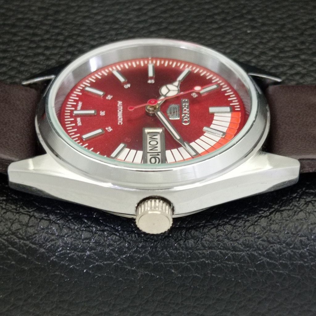 Seiko REFURBISHED VINTAGE SEIKO 5 AUTO JAPAN MENS WATCH a440729 Size 38 - 5 Thumbnail