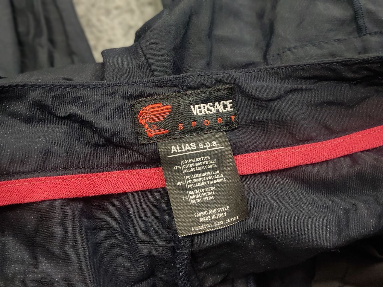 Versace Vintage 90's Versace Sport Jacket x Cargo Pants Nylon Blend Size S / US 4 / IT 40 - 12 Thumbnail