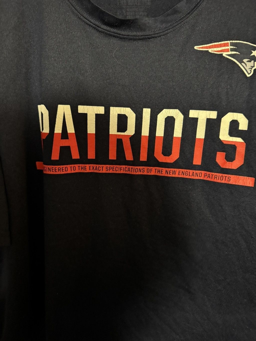 Nike New England Patriots T Shirt Men XL Blue Nike Tee NFL Size US XL / EU 56 / 4 - 2 Thumbnail