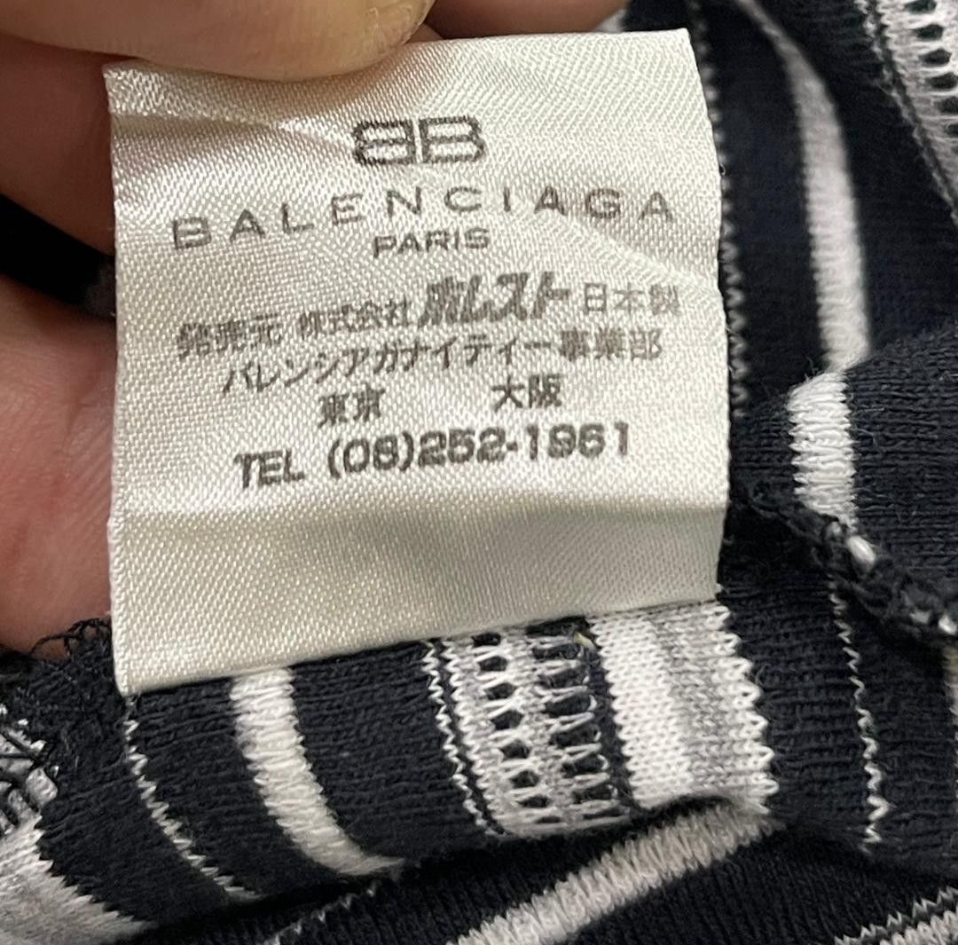 Balenciaga × Vintage 🔥VERY RARE !! VINTAGE BALENCIAGA STRIPE LONG SLEEVE Size US M / EU 48-50 / 2 - 7 Thumbnail