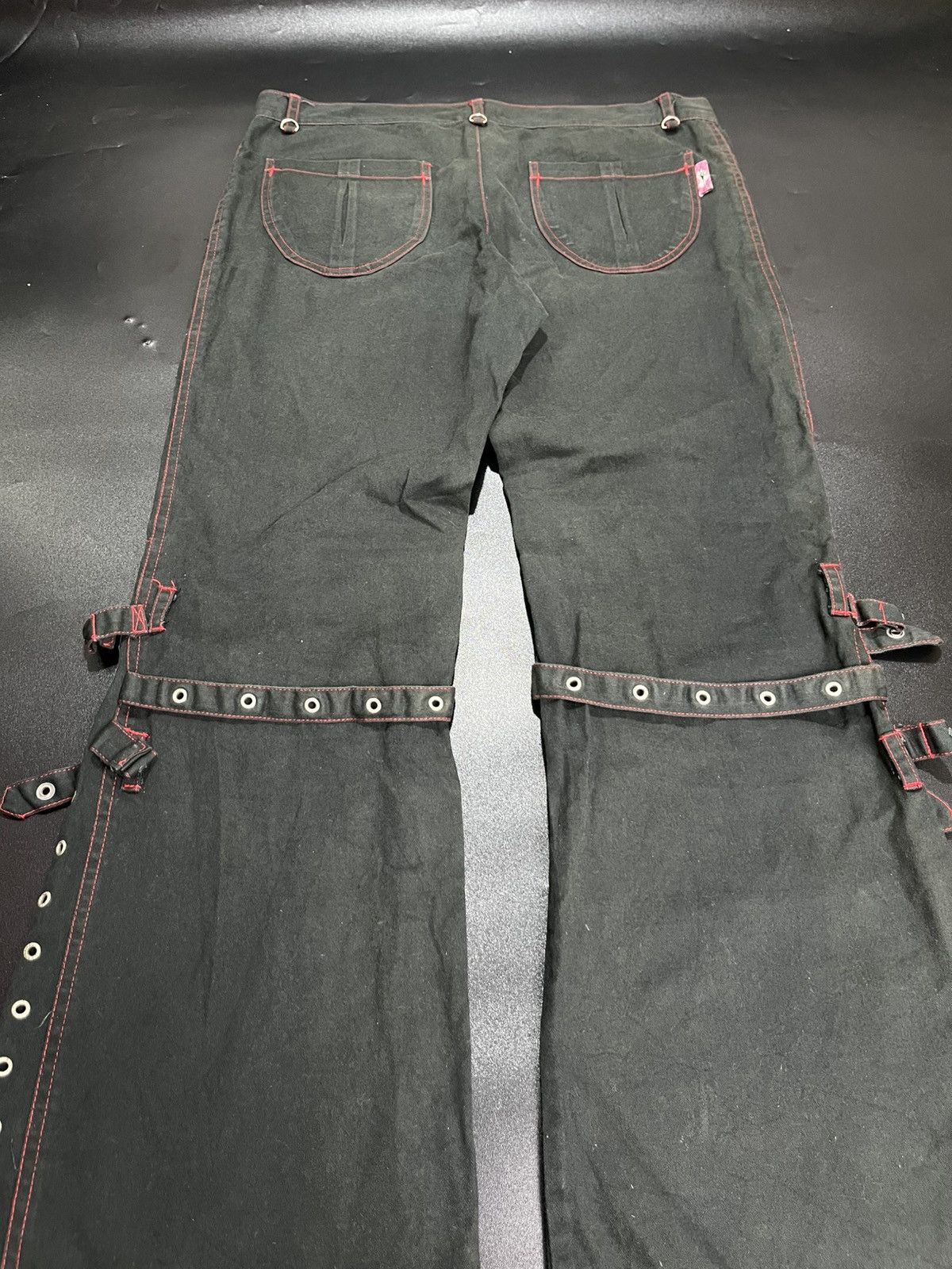 If Six Was Nine Japanese Flare Mad punk bondage Size US 31 - 6 Thumbnail