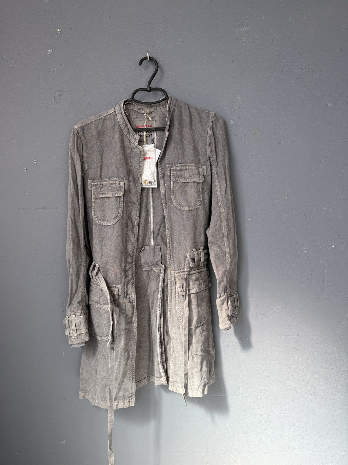 Prada Prada Linen Chore Coat New items Size US S / EU 44-46 / 1 - 1 Thumbnail