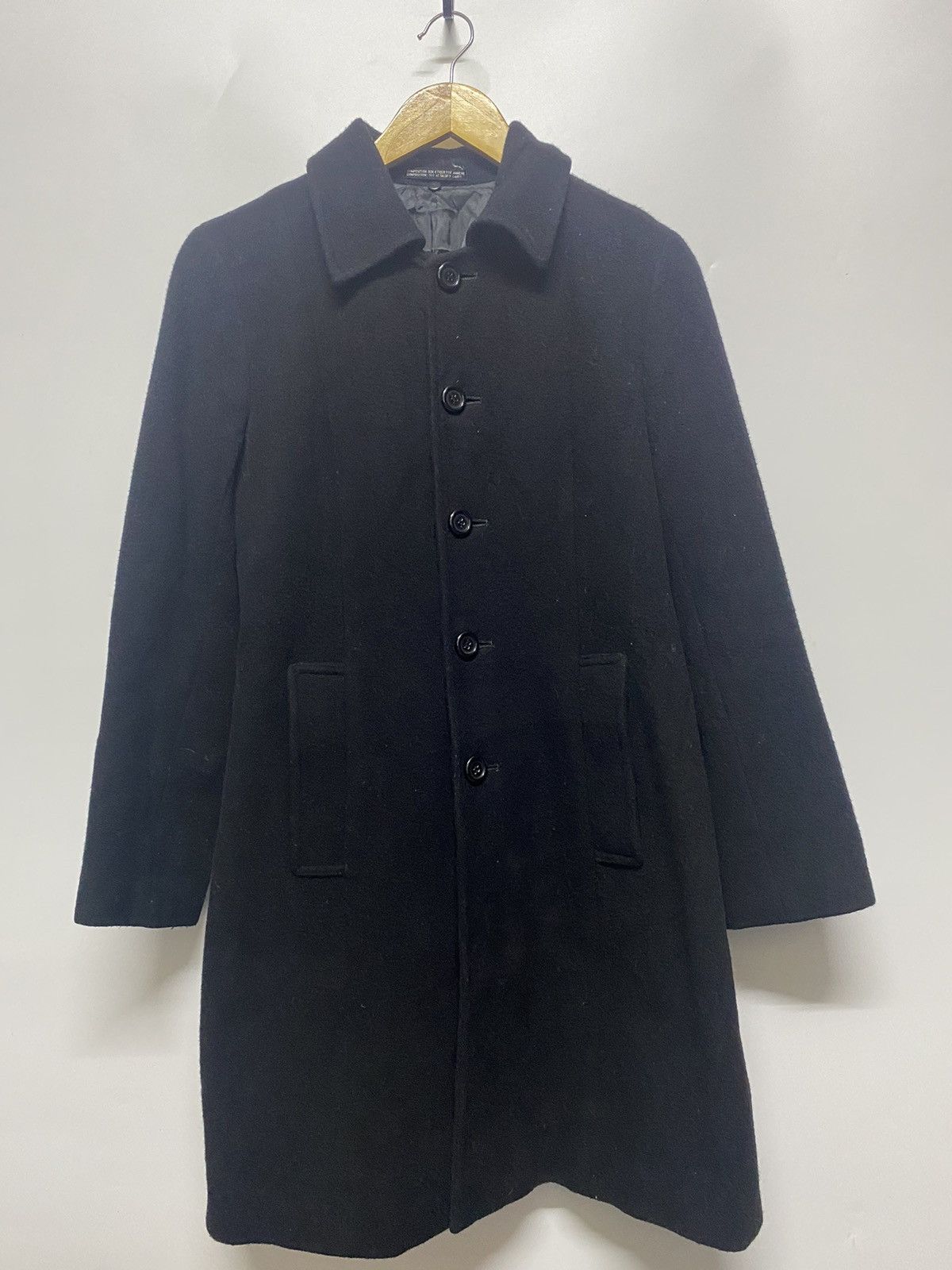 Designer × Japanese Brand × Yohji Yamamoto Yohji Yamamoto by INED Wool Coat Jacket Size L / US 10 / IT 46 - 1 Thumbnail