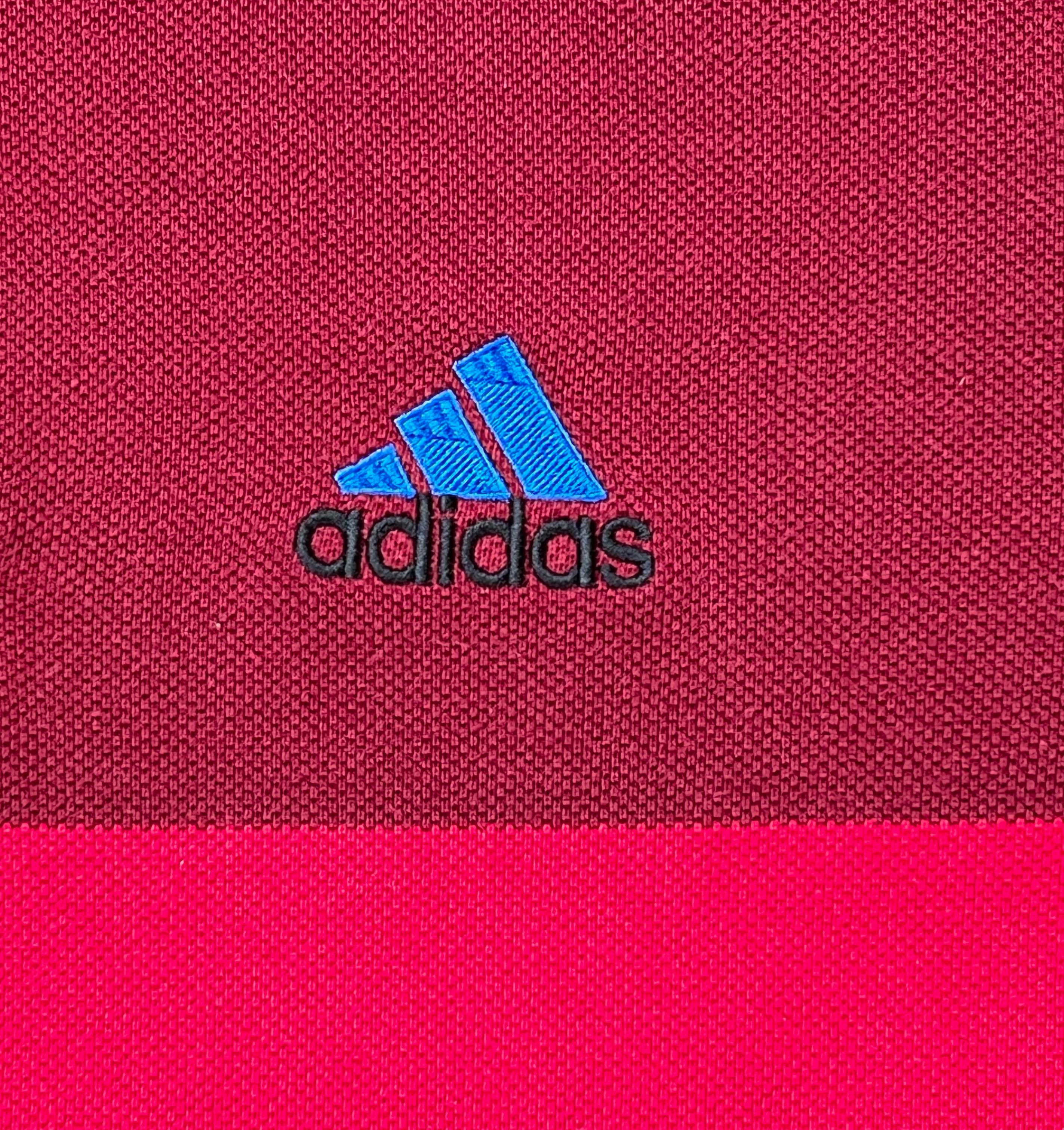 Adidas Vintage Adidas Striped Polo Shirt - Corporate Logo Line Size US S / EU 44-46 / 1 - 2 Thumbnail