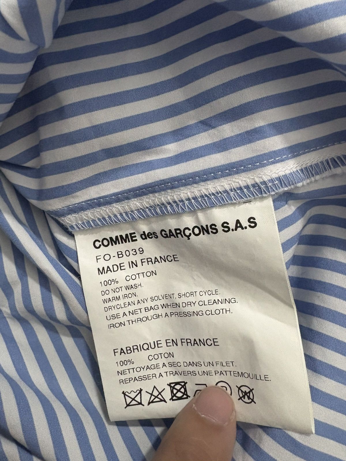 Comme des Garcons SHIRT Comme Des Garcons Shirt “Origami Flower Shirt” Size US L / EU 52-54 / 3 - 4 Thumbnail