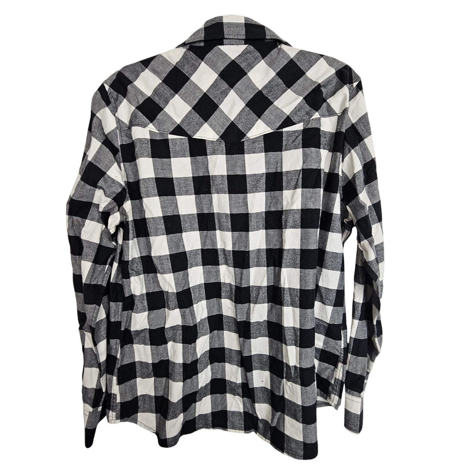 UNTUCKit UNTUCKit Women Holden Western Shirt 14 Buffalo Check Flannel Size XL / US 12-14 / IT 48-50 - 9 Thumbnail