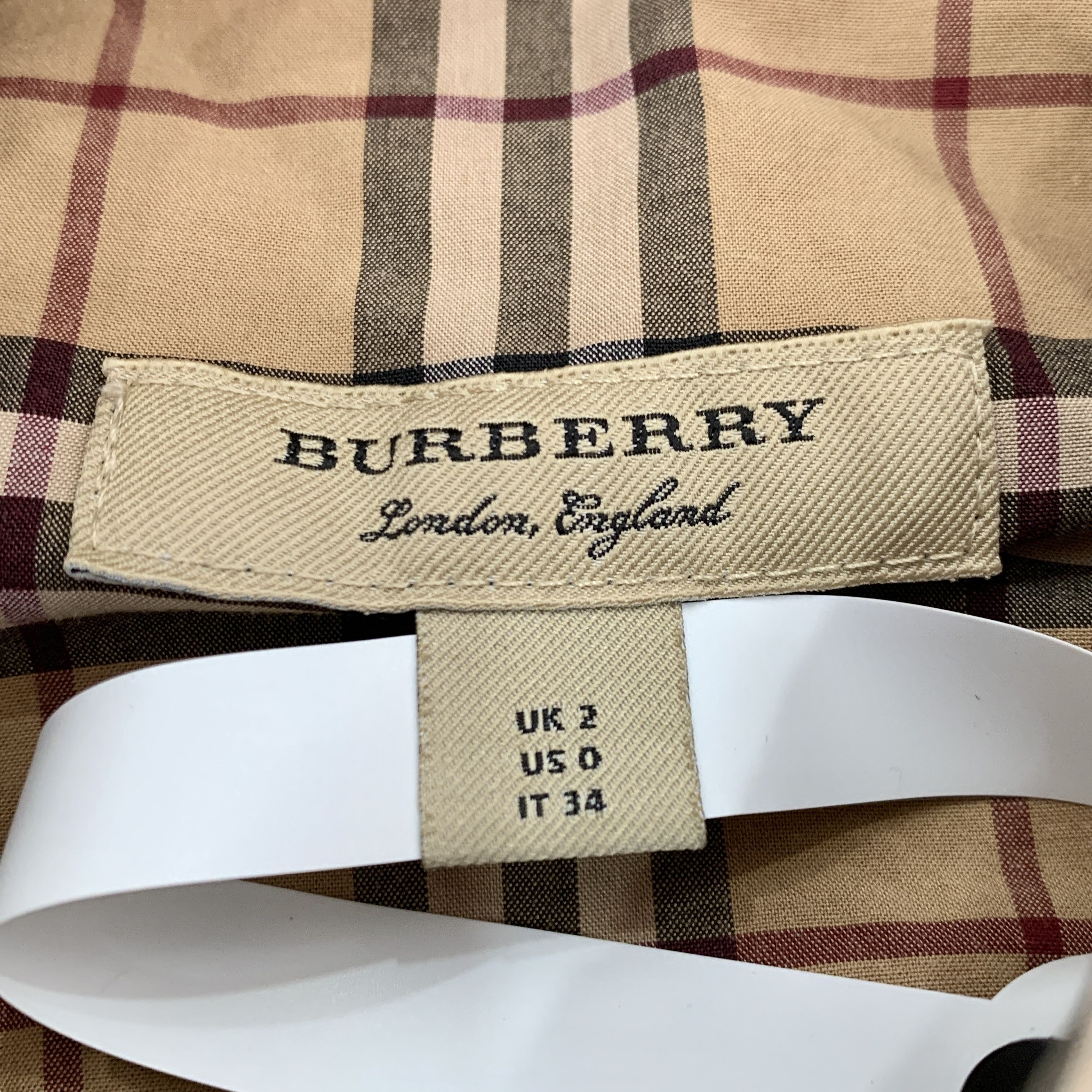 Burberry Burberry Shirt Dress – Long-Sleeve (Size 34) Size XXS / US 00 / IT 34 - 3 Thumbnail