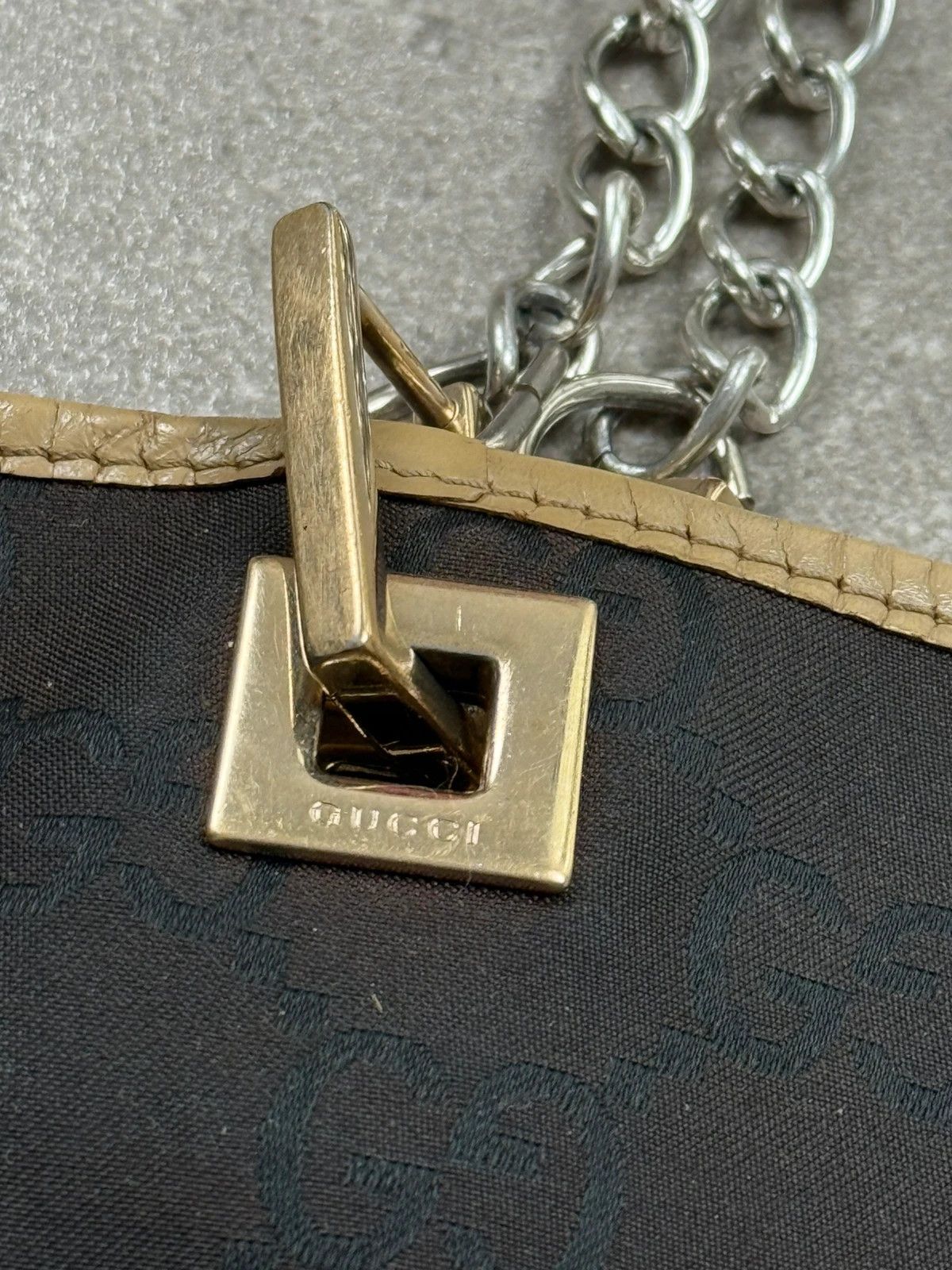 Gucci Gucci hand bag monogram vintage street wear old money Size ONE SIZE - 5 Thumbnail
