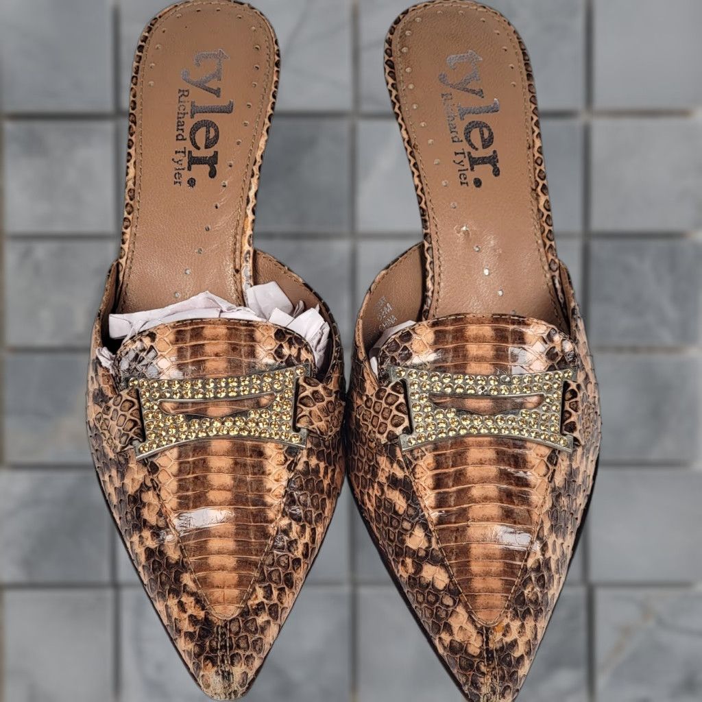 Richard Tyler Richard Tyler Snake Skin Heals Women's Size 6.5 Size US 7 / IT 37 - 1 Thumbnail