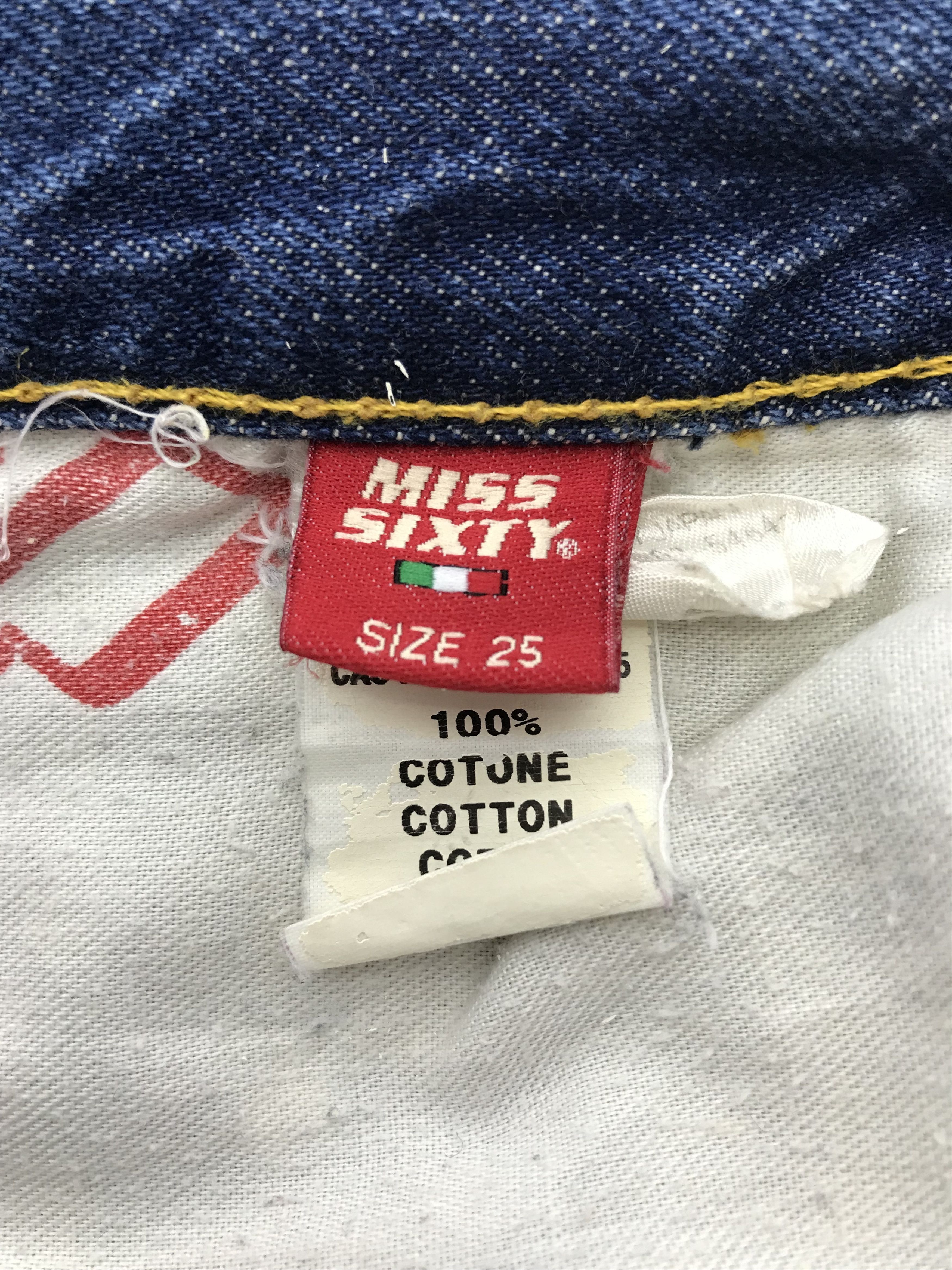 Miss Sixty Vintage Miss Sixty Flare Jeans Size 28" / US 6 / IT 42 - 13 Thumbnail