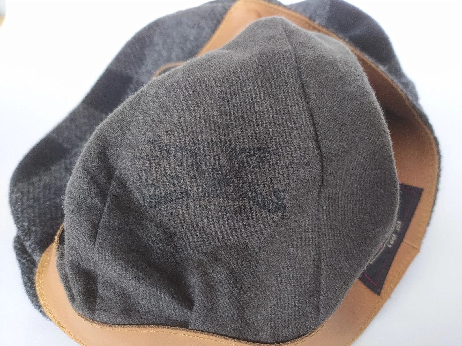 RRL Ralph Lauren DOUBLE RL Plaid Wool Twill Newsboy Cap T/3022 Size ONE SIZE - 6 Thumbnail