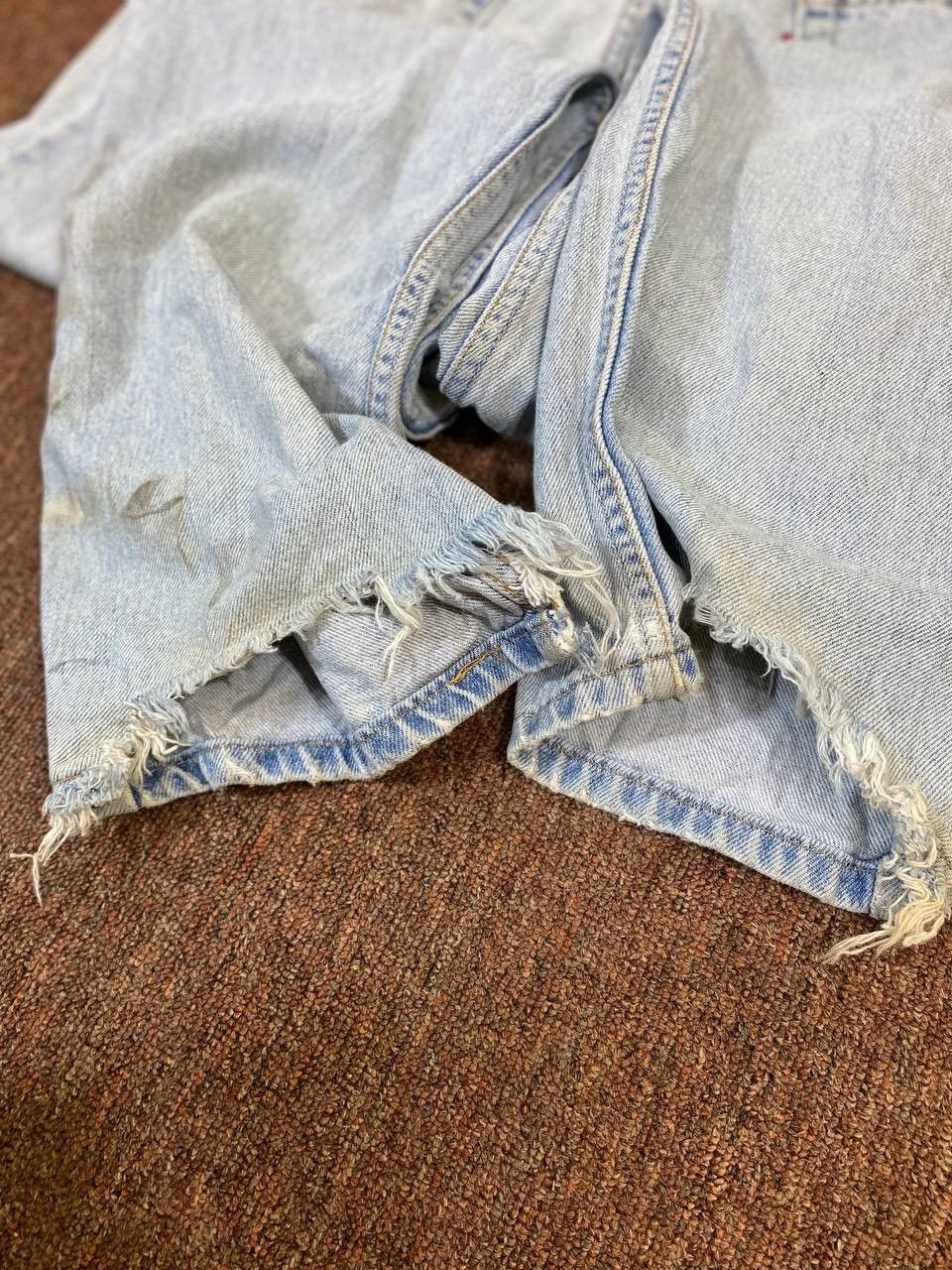 Levi's vintage levis 550 relaxed fit distressed denim Size US 36 / EU 52 - 5 Thumbnail