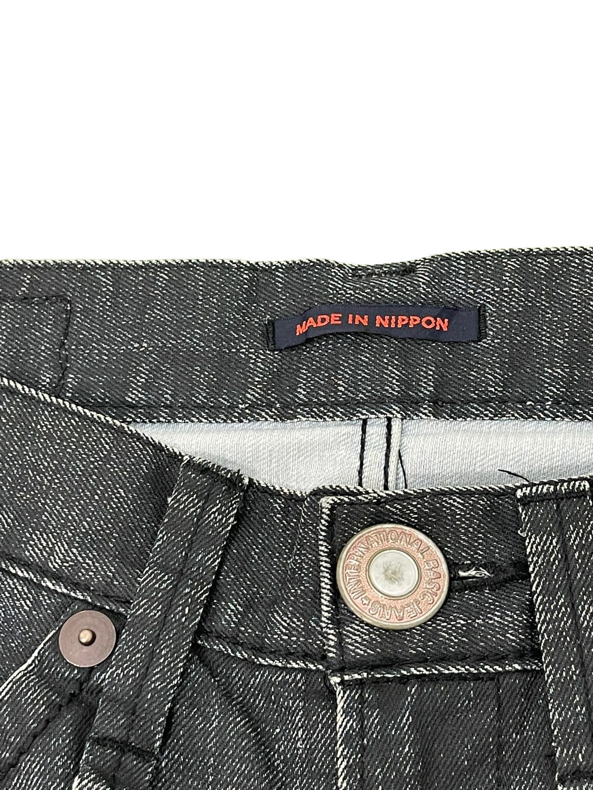 Japanese Brand Flare Jeans Blue Way Faded Thrash Distress Boot Cut 6🟦2 Size US 29 - 10 Thumbnail